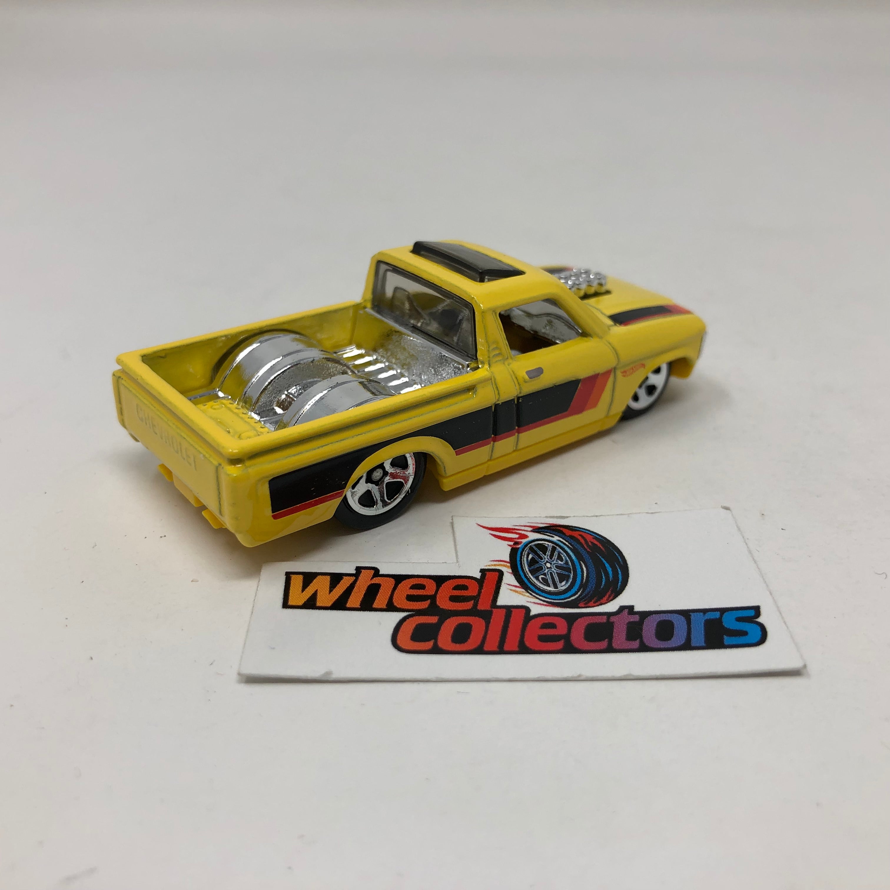 Custom '72 Chevy Luv * Yellow * Hot Wheels Loose 1:64 Scale、mySite、hgirdovlk