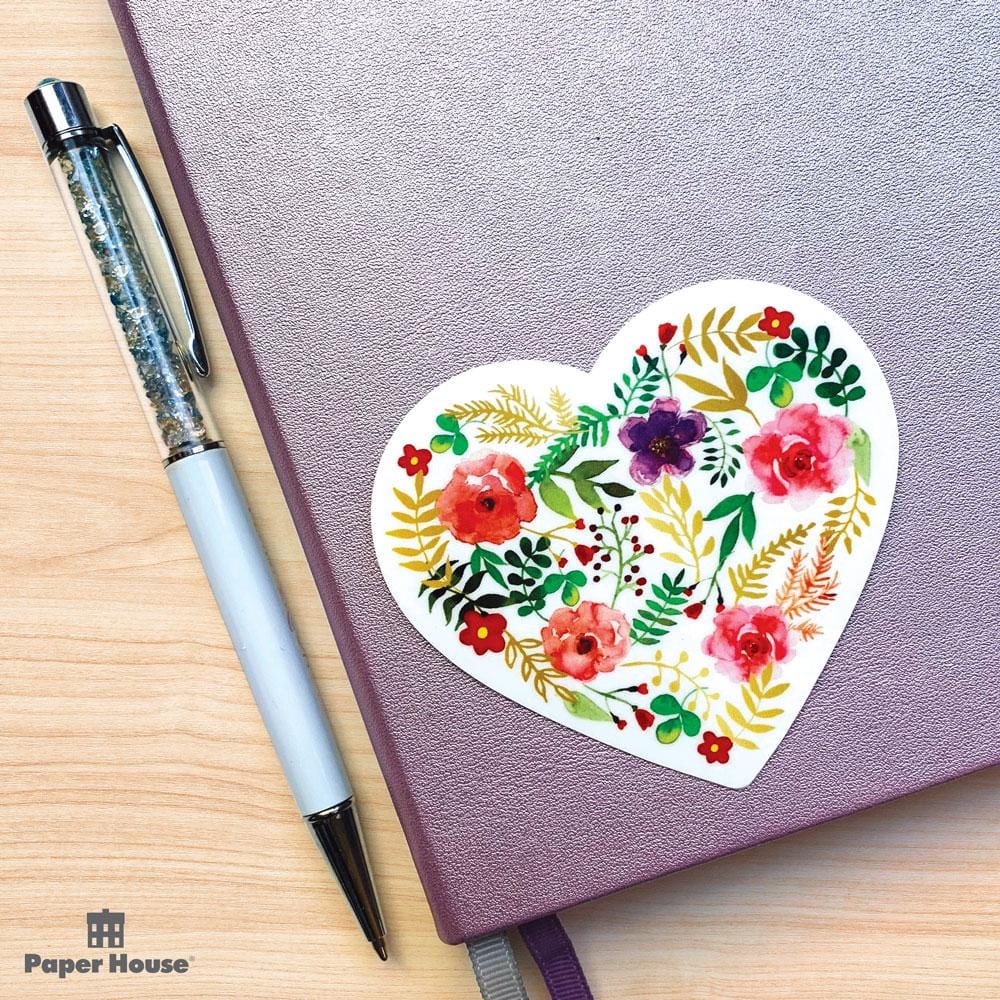  Vinyl Sticker - Floral Heart、mySite、ghnorth