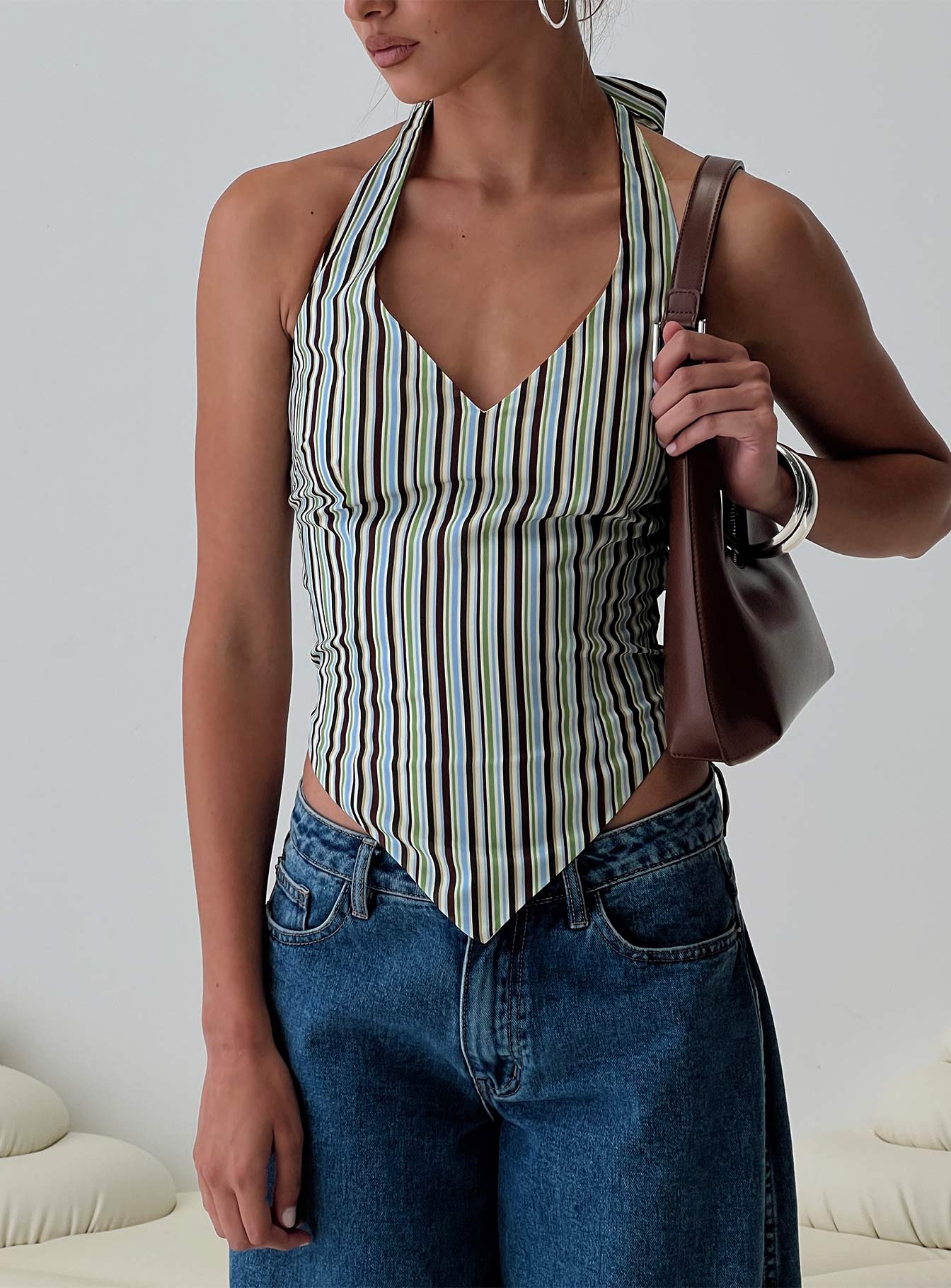 High Gear Halter Top Multi、mySite、solidvoid