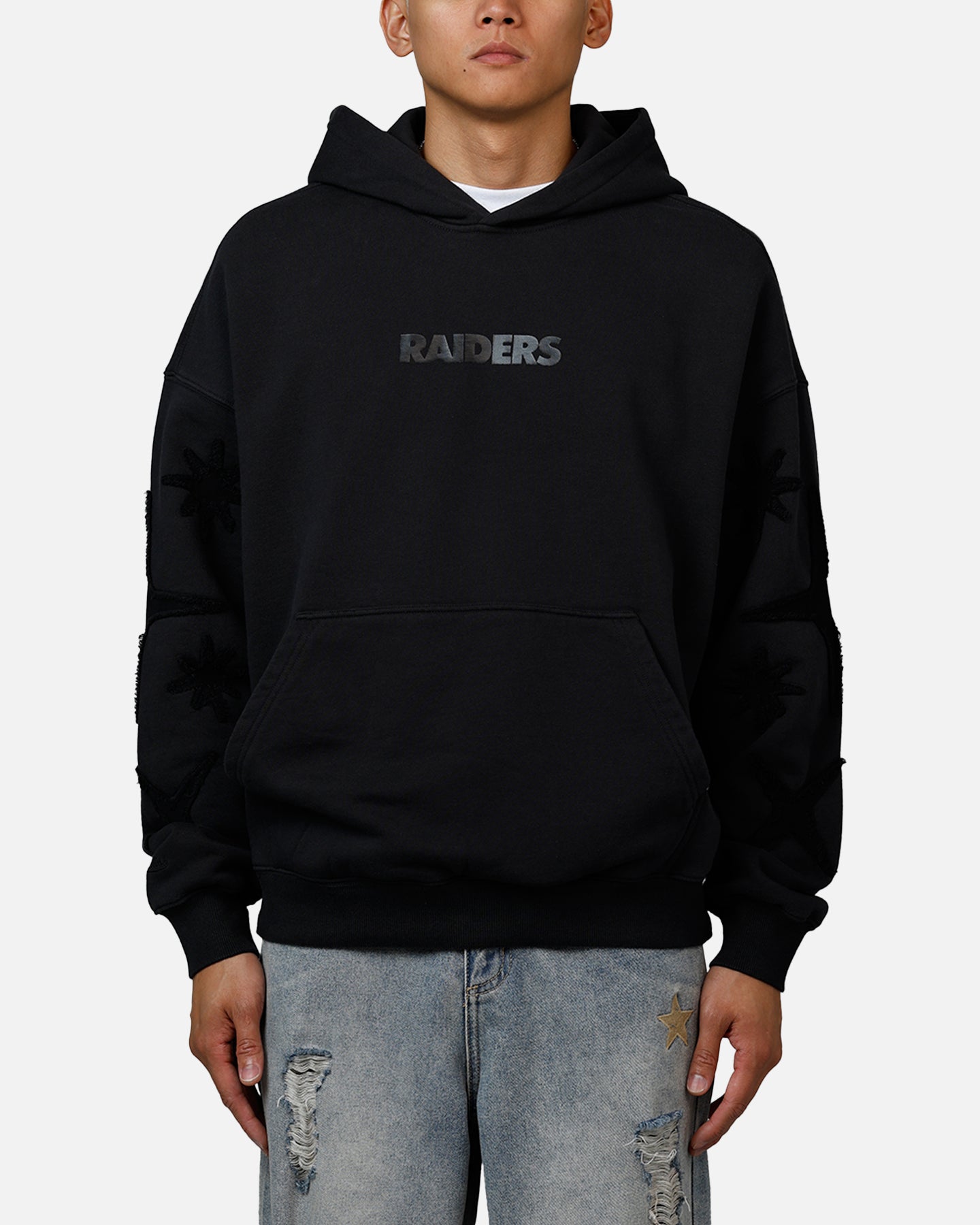 Mitchell & Ness Las Vegas Raiders Crossover Hoodie Black、mySite、zt4zffjzw