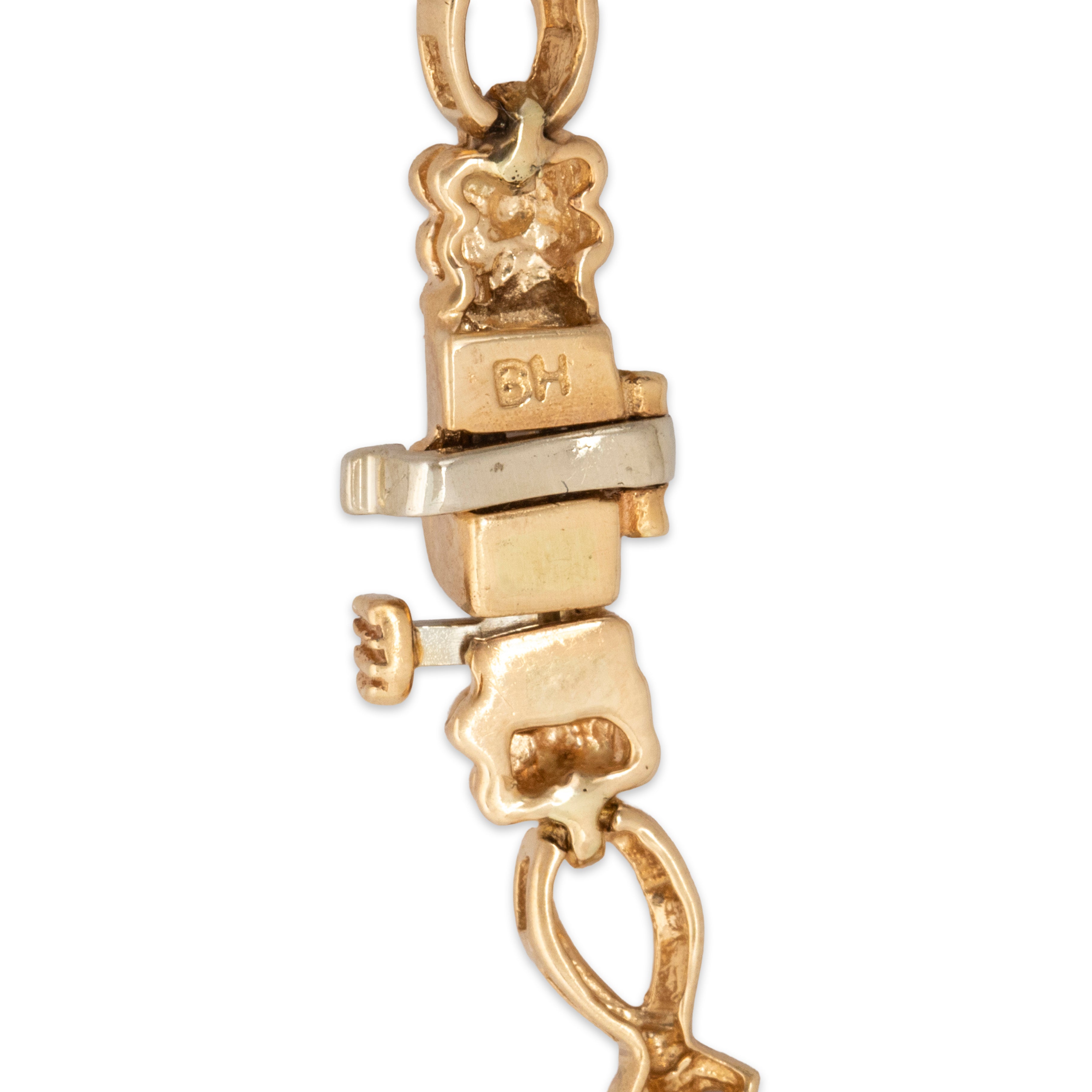 Vintage 14k Yellow Gold 3.07cttw Emerald 2cttw Diamond Statement Necklace 16.5、mySite、hinf8tx79