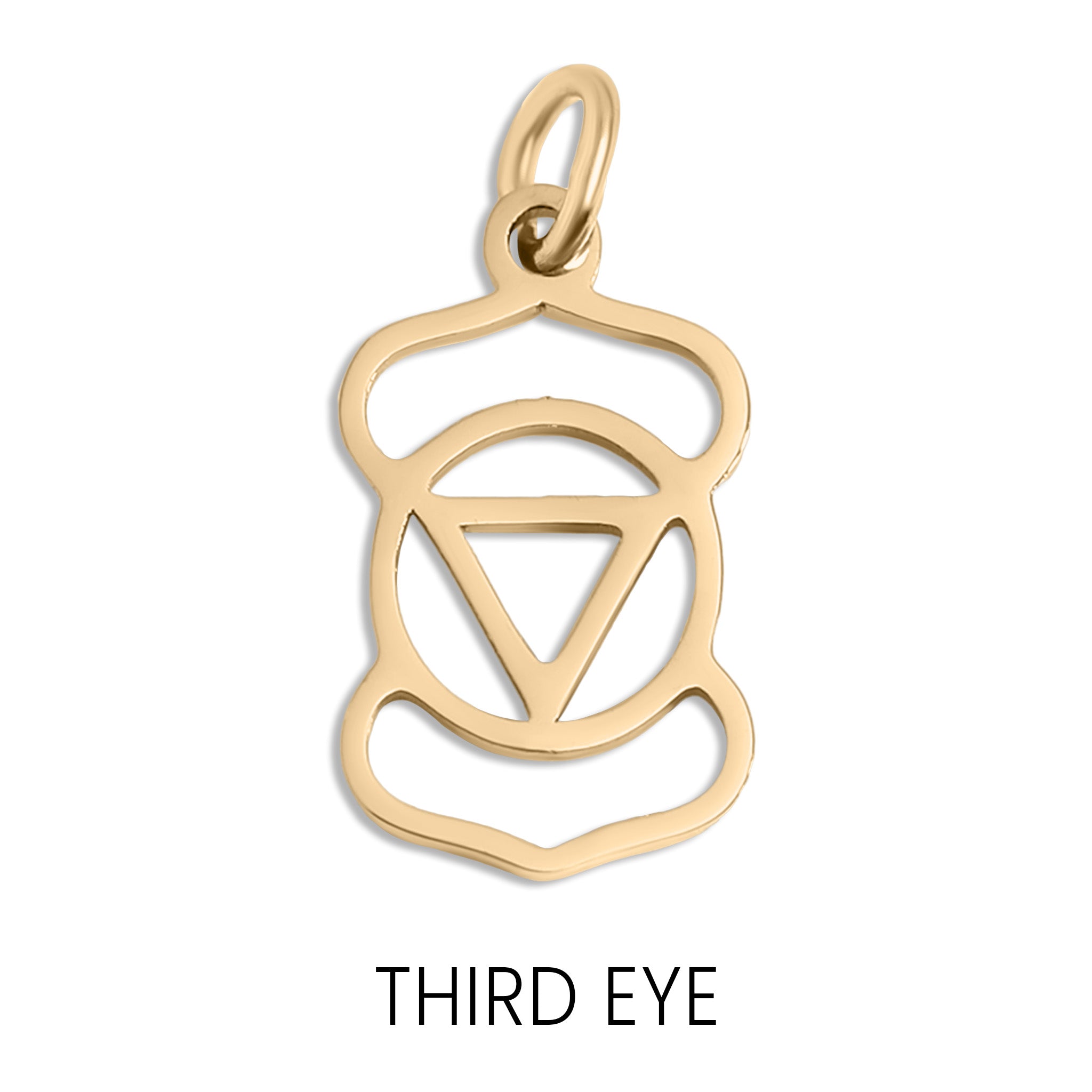 18K Gold PVD Stainless Steel Chakra Charms / PDL0176、mySite、dreamappss