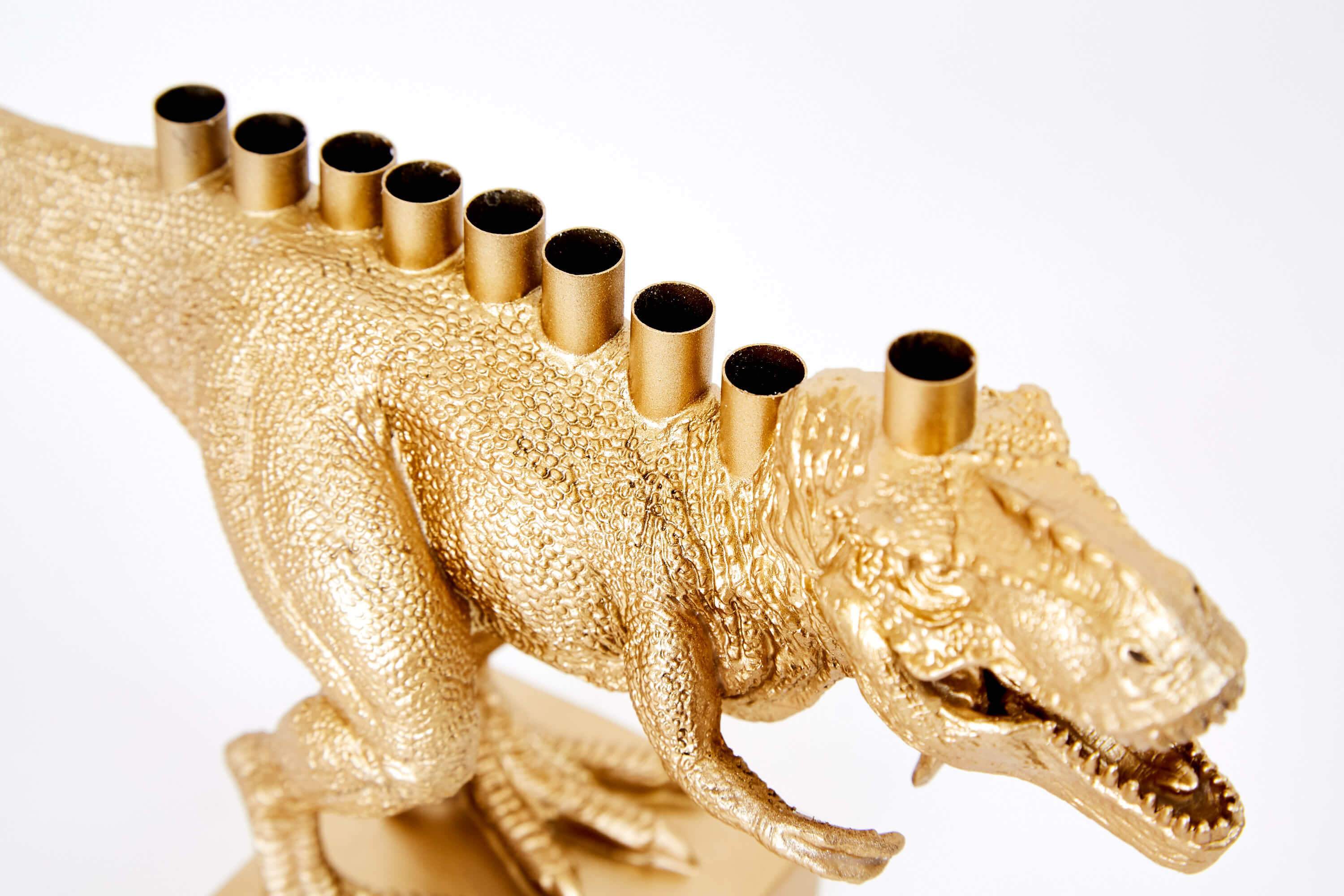 Gold T-Rex Dinosaur Menorah、mySite、topwebapps