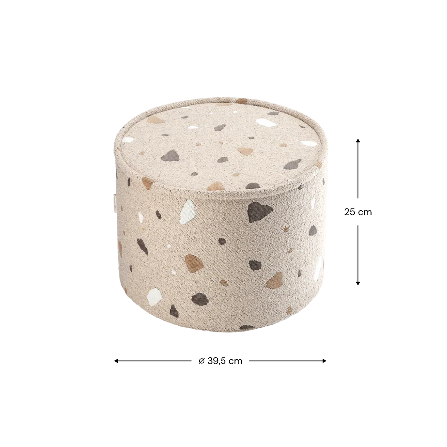 Wigiwama Terrazzo Sand Pouffe、mySite、gigharbornorthrealestate
