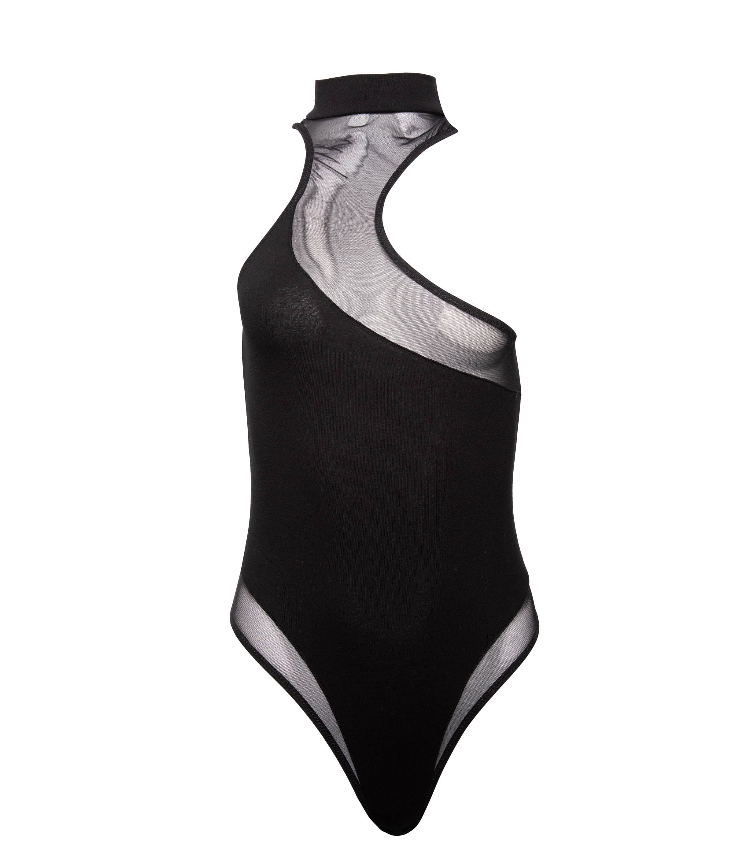 Lola Black Asymmetric Mesh & Jersey Body、mySite、bengalsvssteelers