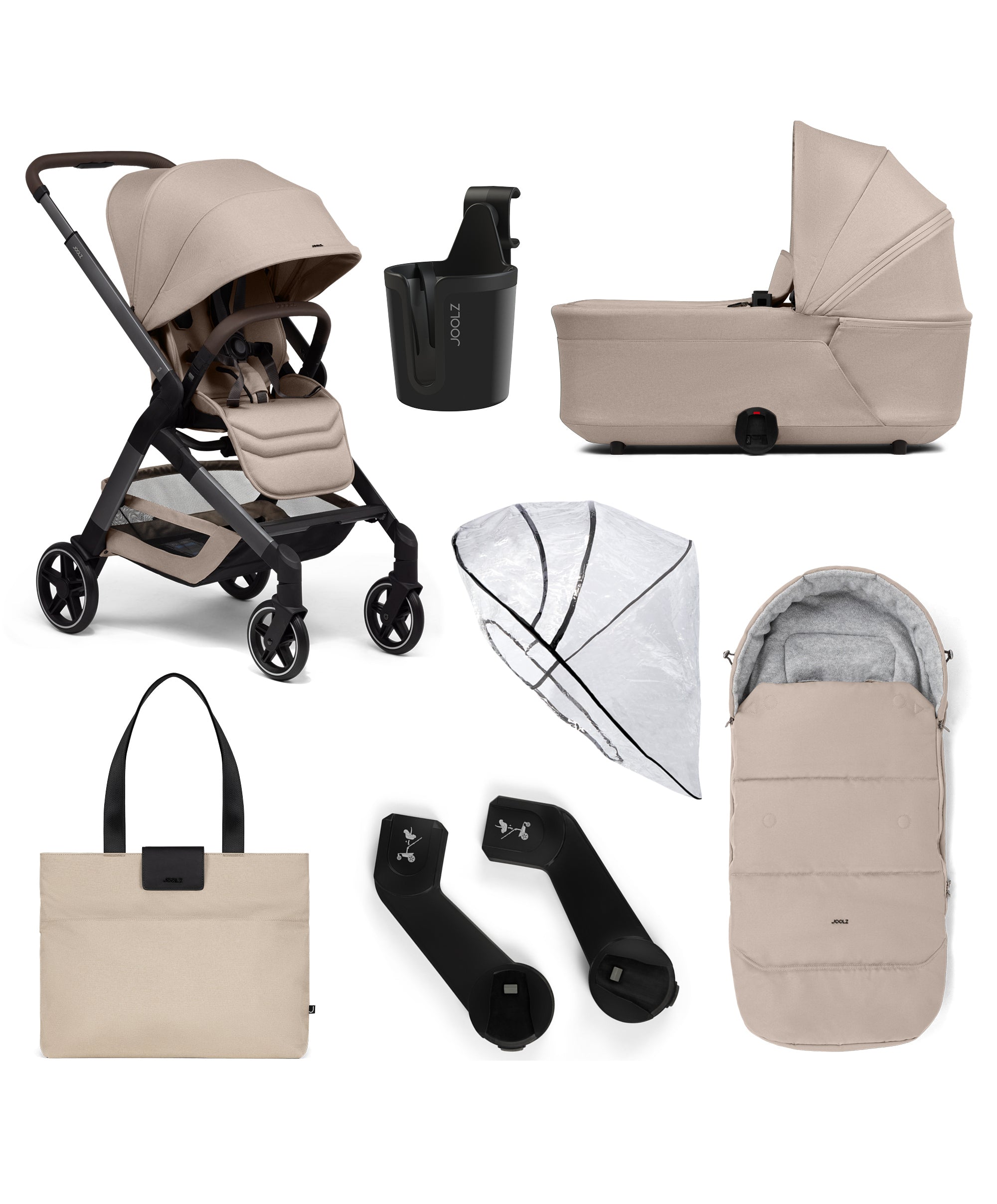  Joolz Hub2 + Carrycot 6pc Bundle、mySite、merchandisen