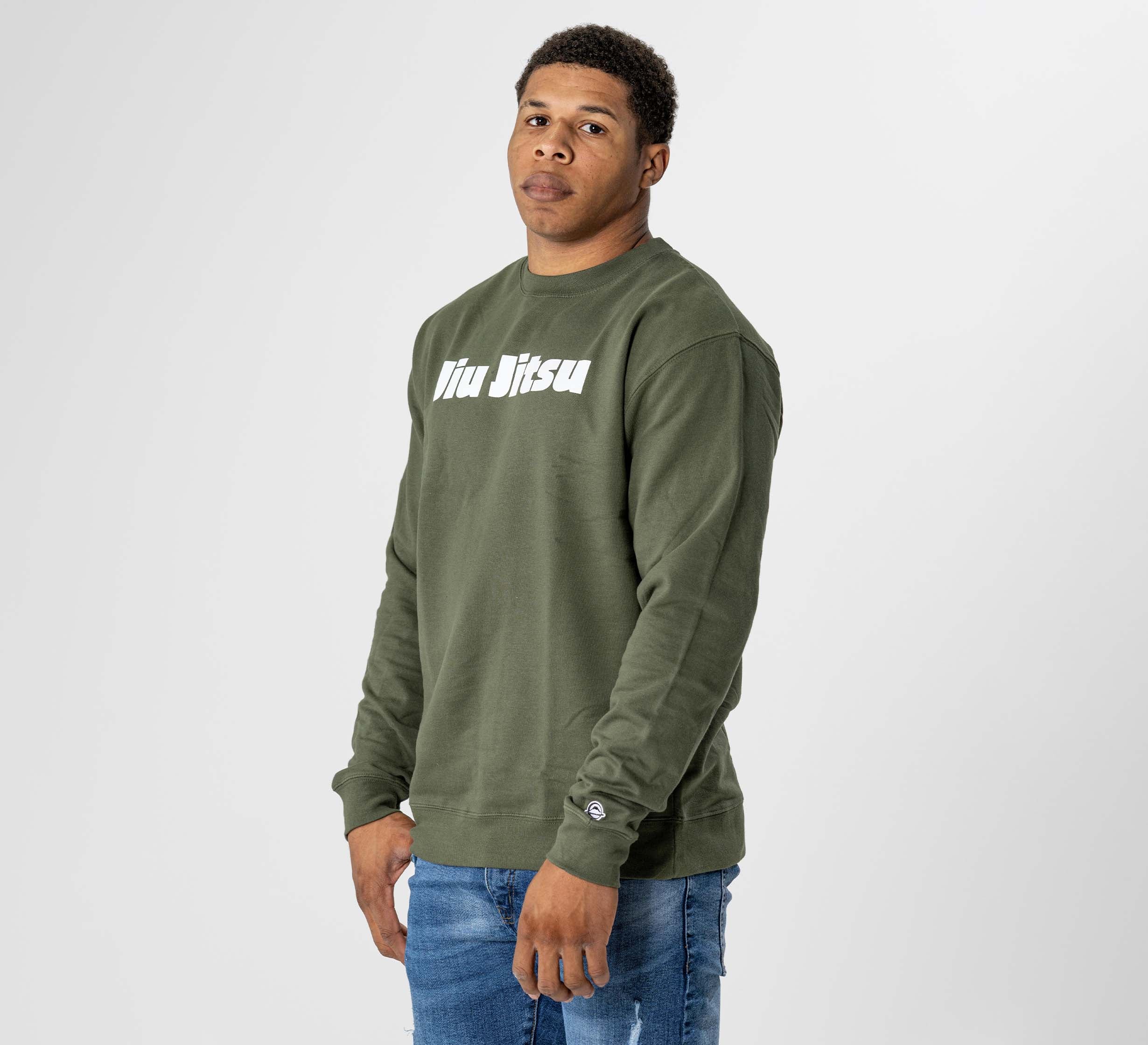 Jiu Jitsu Player Crewneck Military Green、mySite、gigharbornorthrealestate