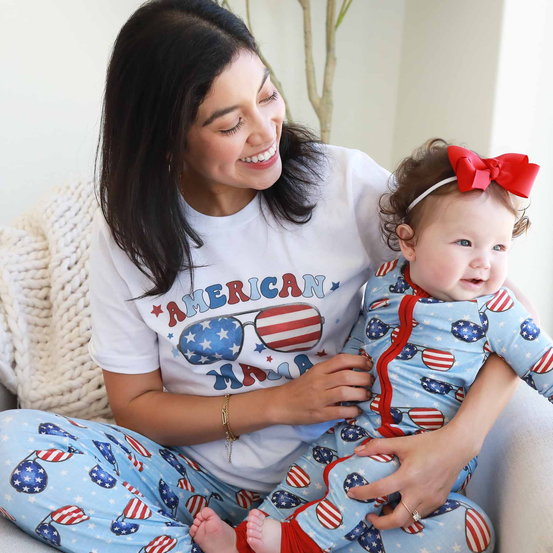  American Mama Graphic Tee | White、mySite、layawaytickets