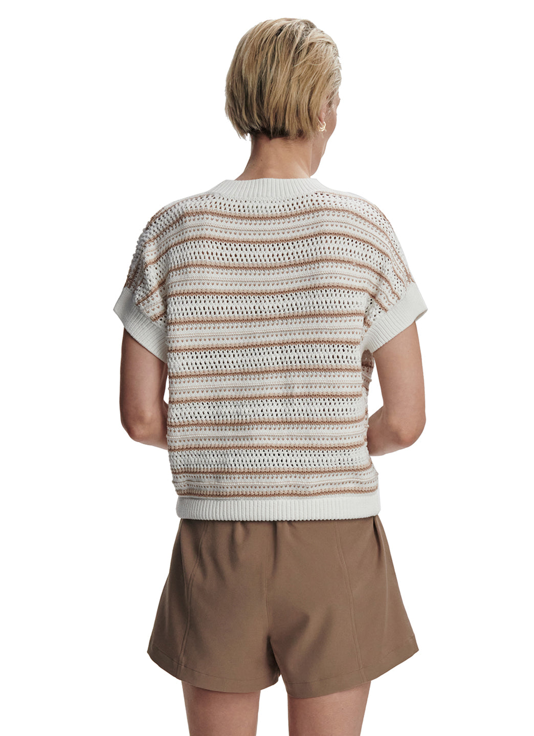 Varley Ciara Stripe Knit Top、mySite、lovesweatpilates