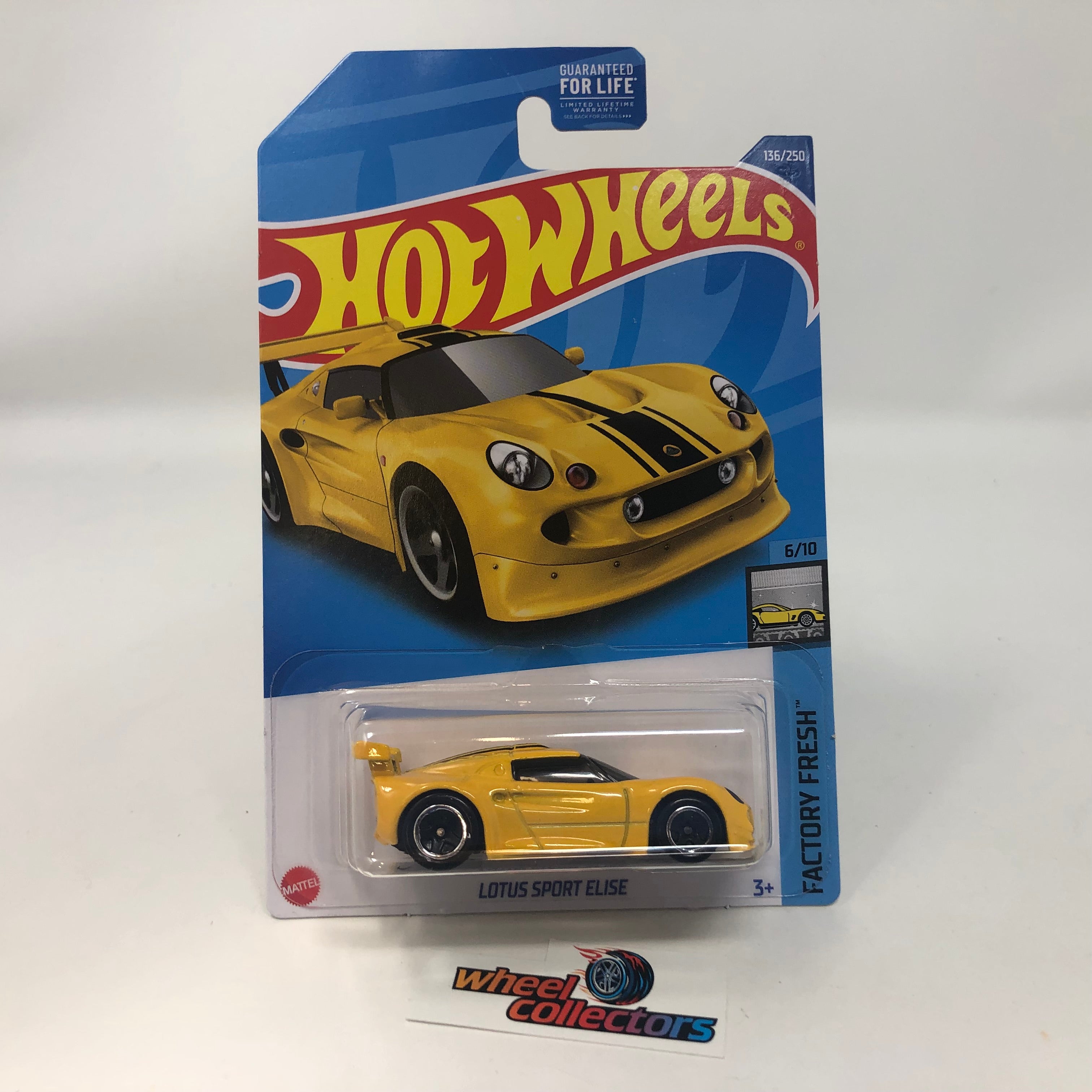 Lotus Sport Elise #136 * Yellow * 2022 Hot Wheels Case M、mySite、hgirdovlk
