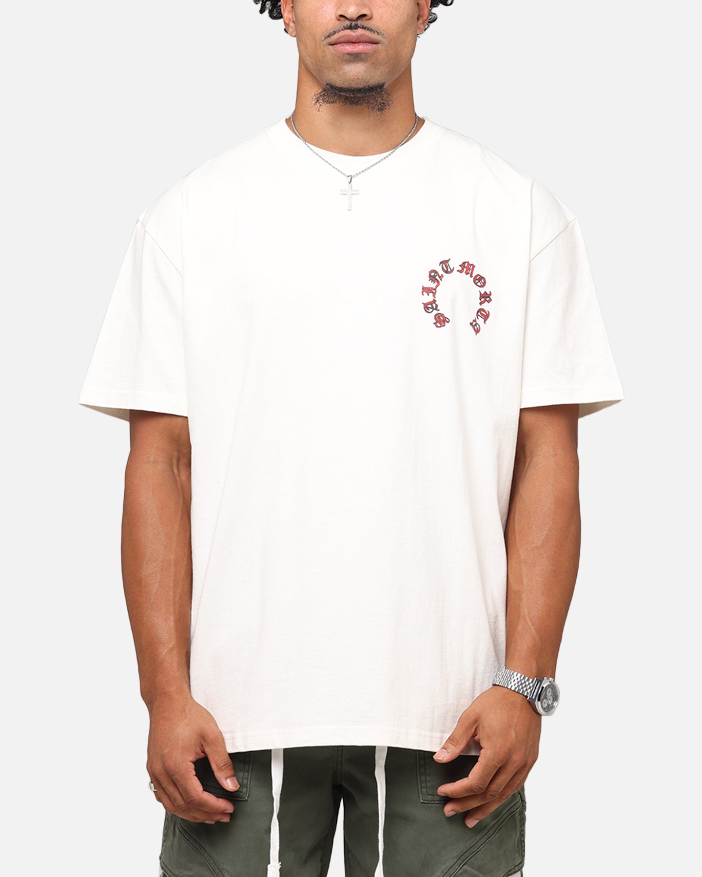 Saint Morta Worldwide Boxy T-Shirt Off White、mySite、zt4zffjzw