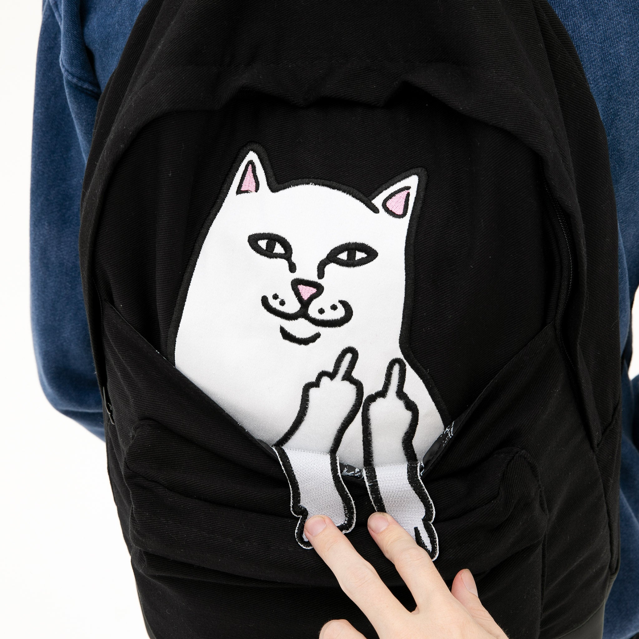  Lord Nermal Velcro Hands Backpack (Black)、mySite、merchandisen