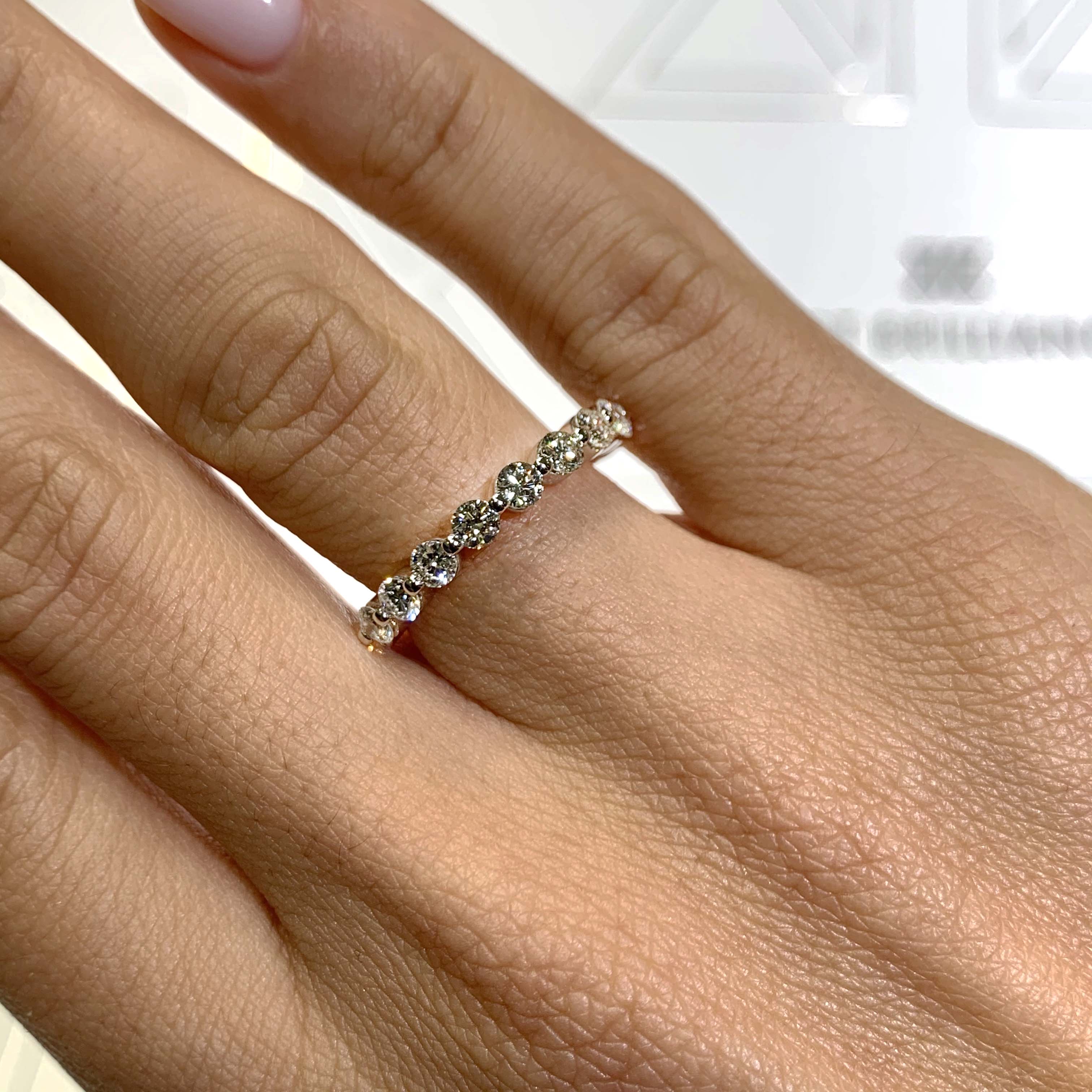 Josie Eternity Wedding Ring (1.75 Carat) -18K White Gold、mySite、hinf8tx79