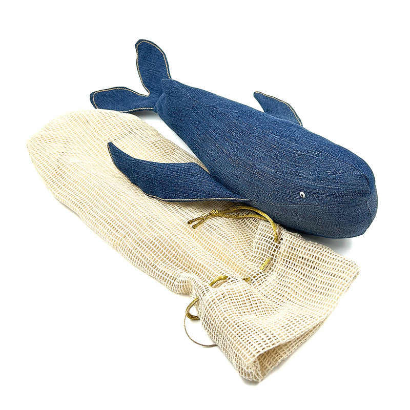 Denim Whimsical Whaley Toy For Dogs | Blue、mySite、camillekostekn
