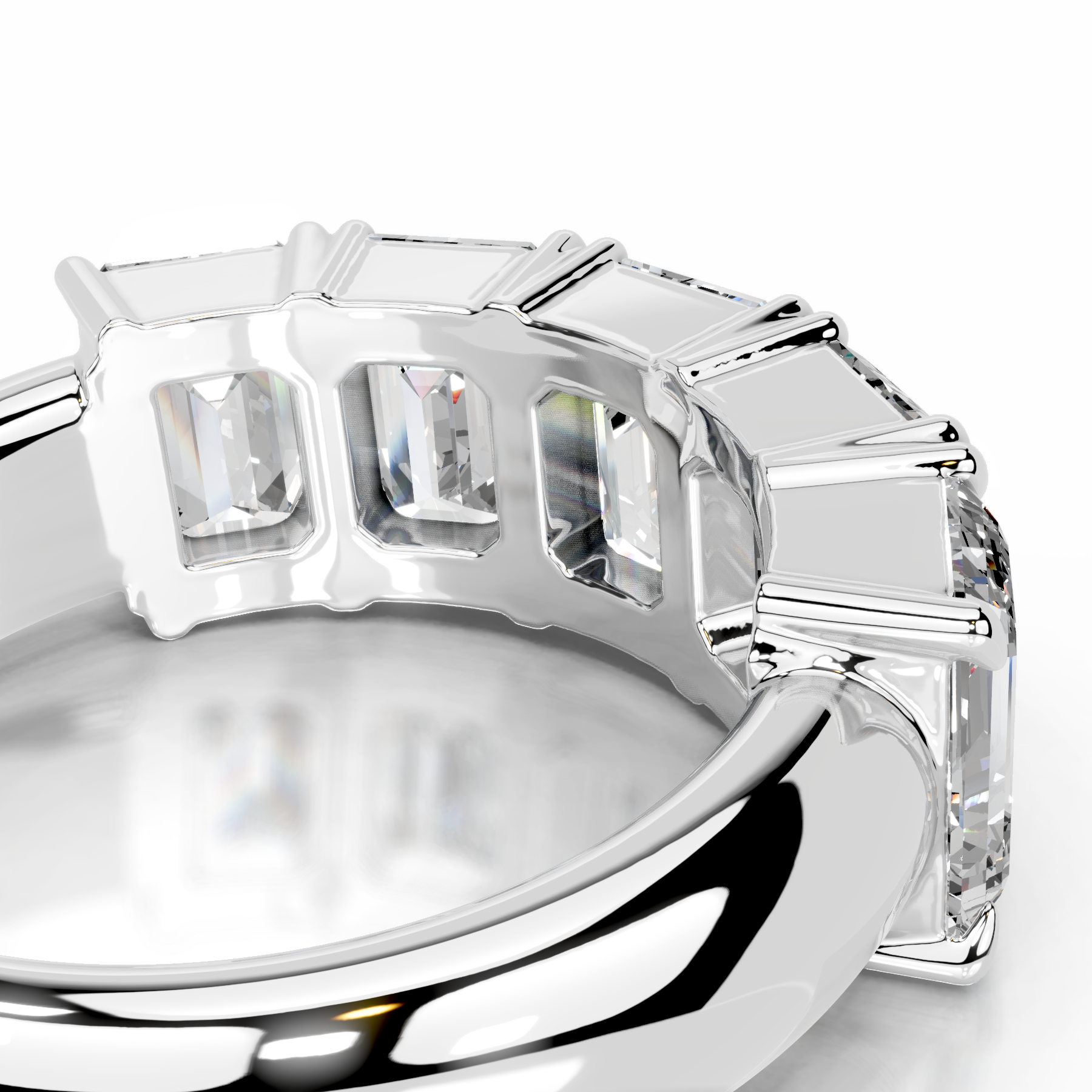 Shandra Lab Grown Diamond Wedding Ring (2.5 Carat) -14K White Gold、mySite、hinf8tx79
