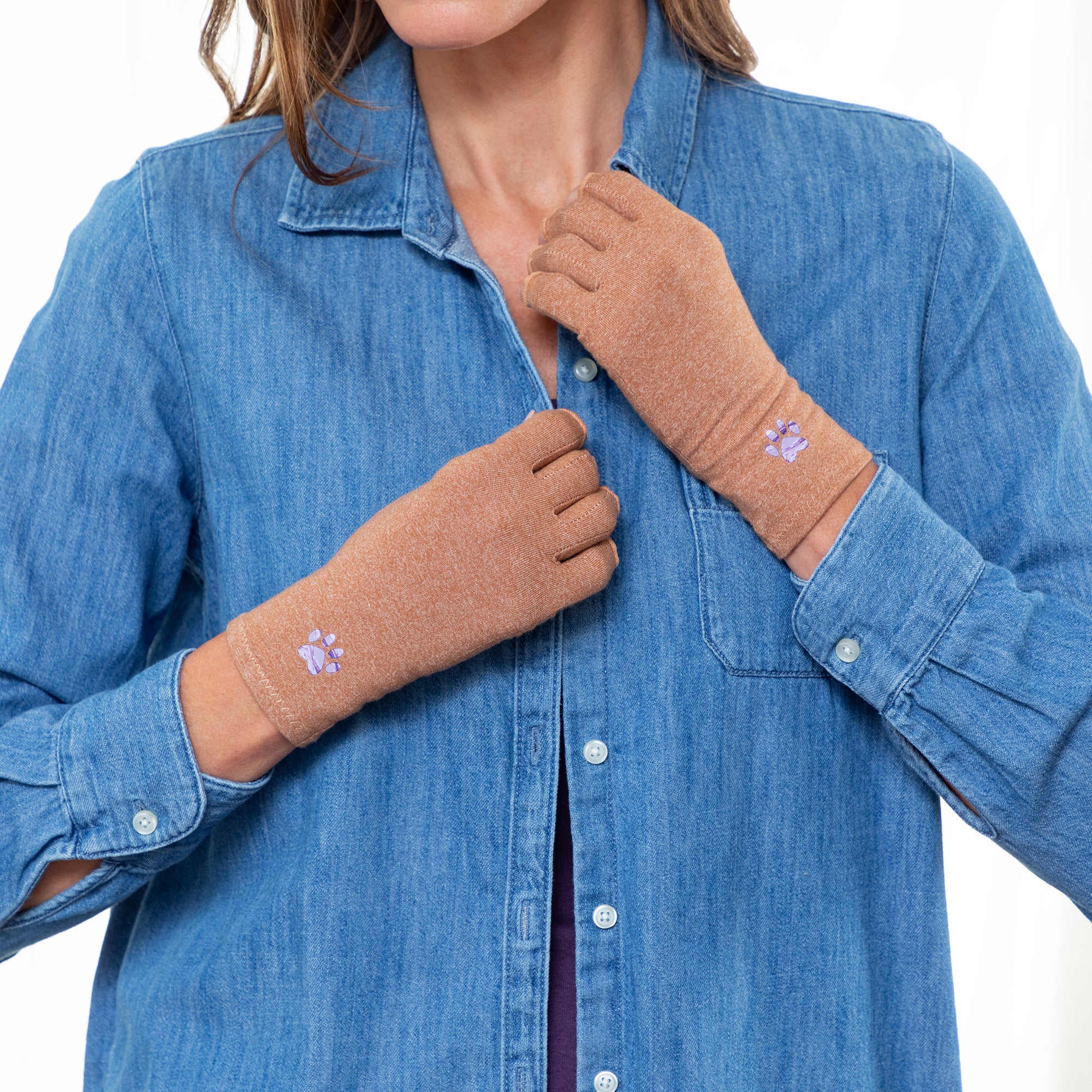 Paw Print Compression Gloves、mySite、camillekostekn