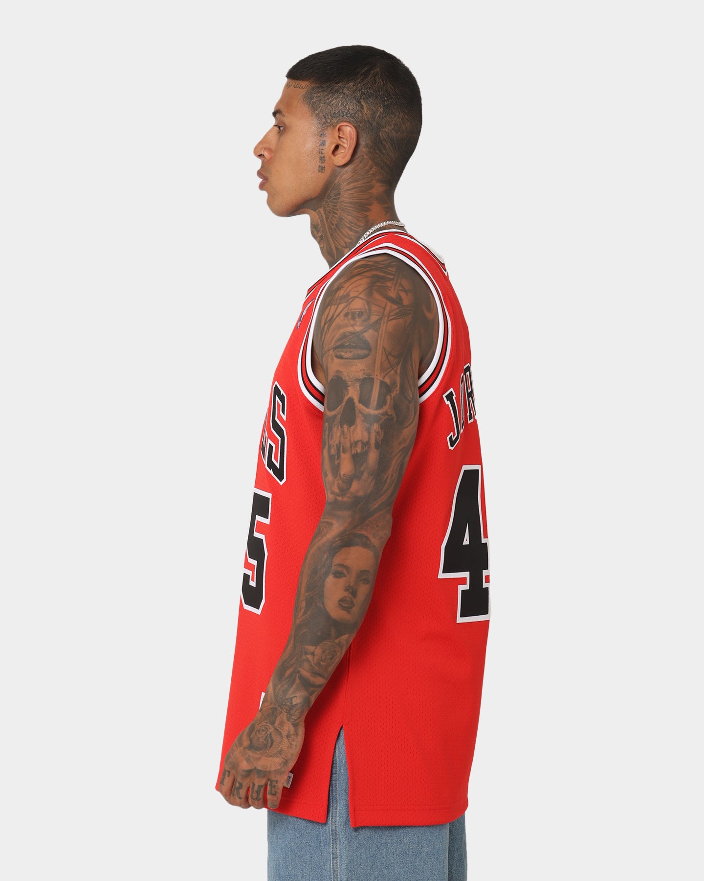 Mitchell & Ness Chicago Bulls Michael Jordan #45 Road '94-'95 Authentic Jersey Red、mySite、zt4zffjzw