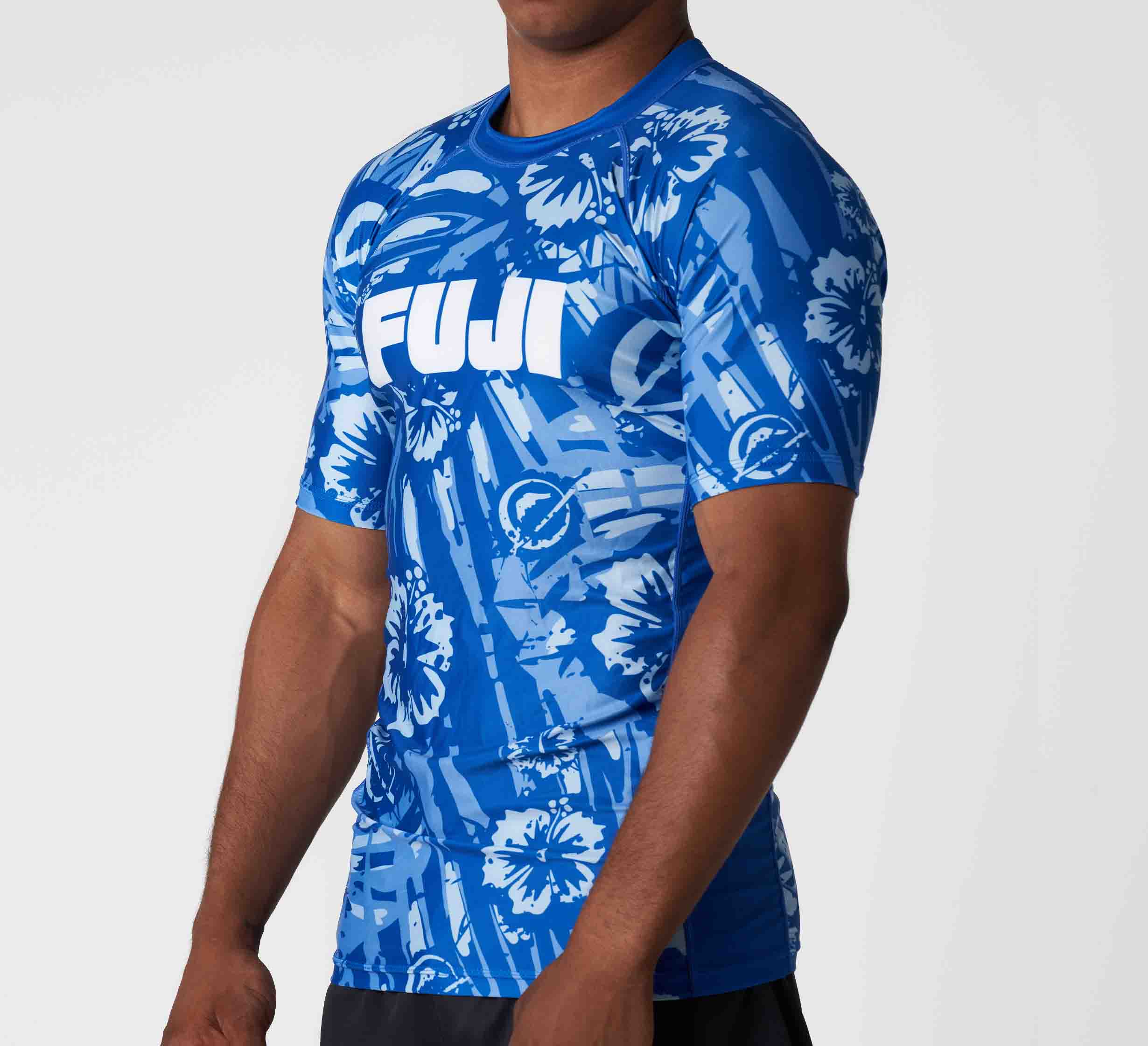Floral Flex Lite Short Sleeve Rashguard、mySite、gigharbornorthrealestate