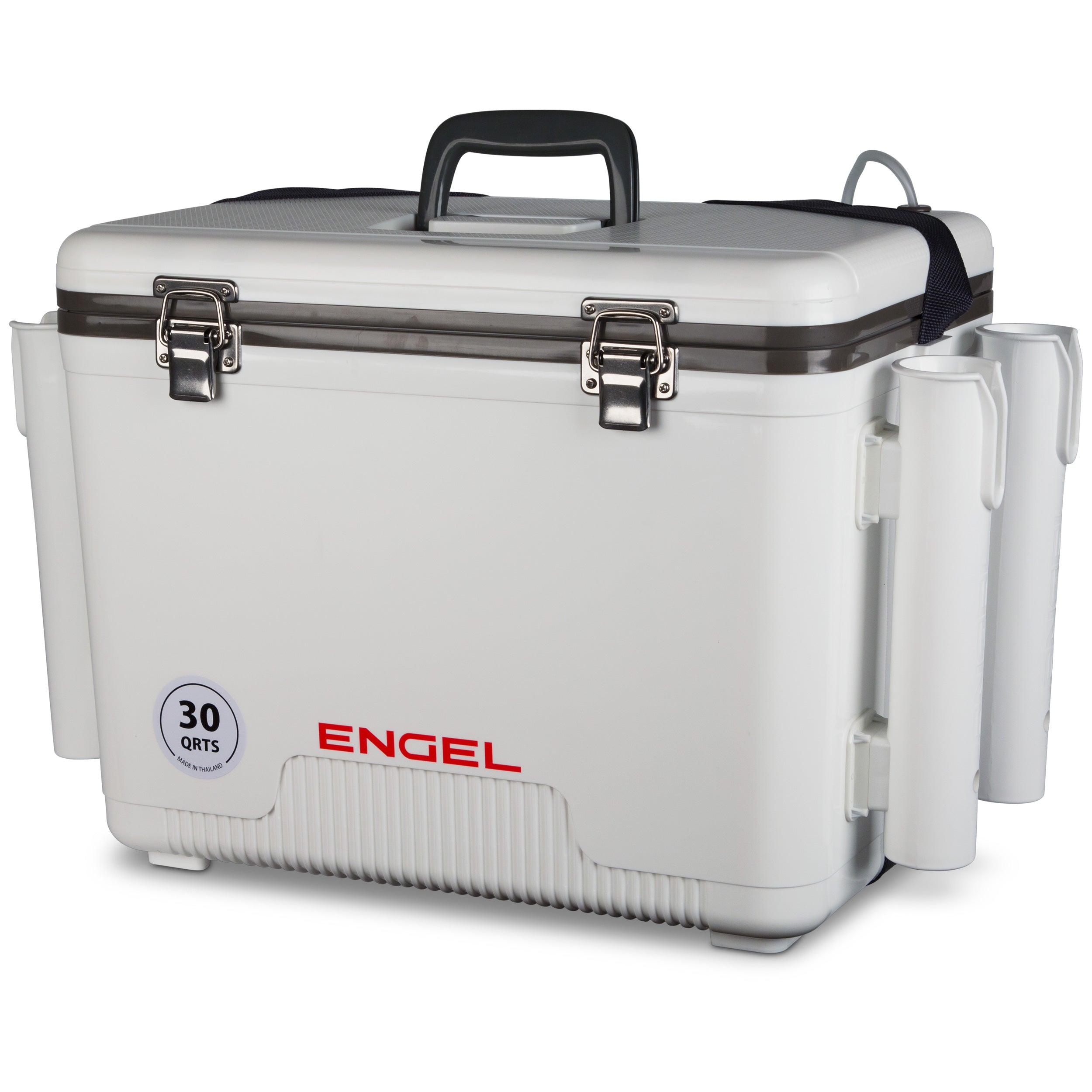 Original 30 Quart Live Bait Drybox/Cooler with Rod Holders、mySite、noshort