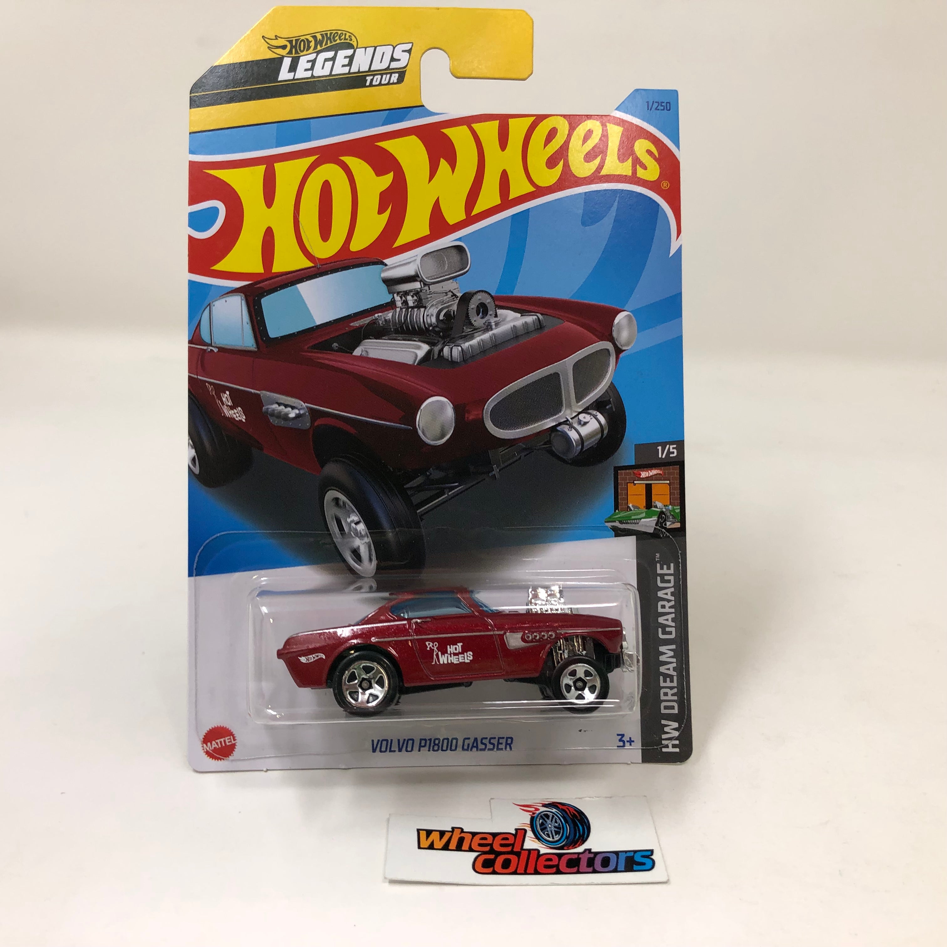 Volvo P1800 Gasser #1 * RED * 2023 Hot Wheels Case M、mySite、hgirdovlk