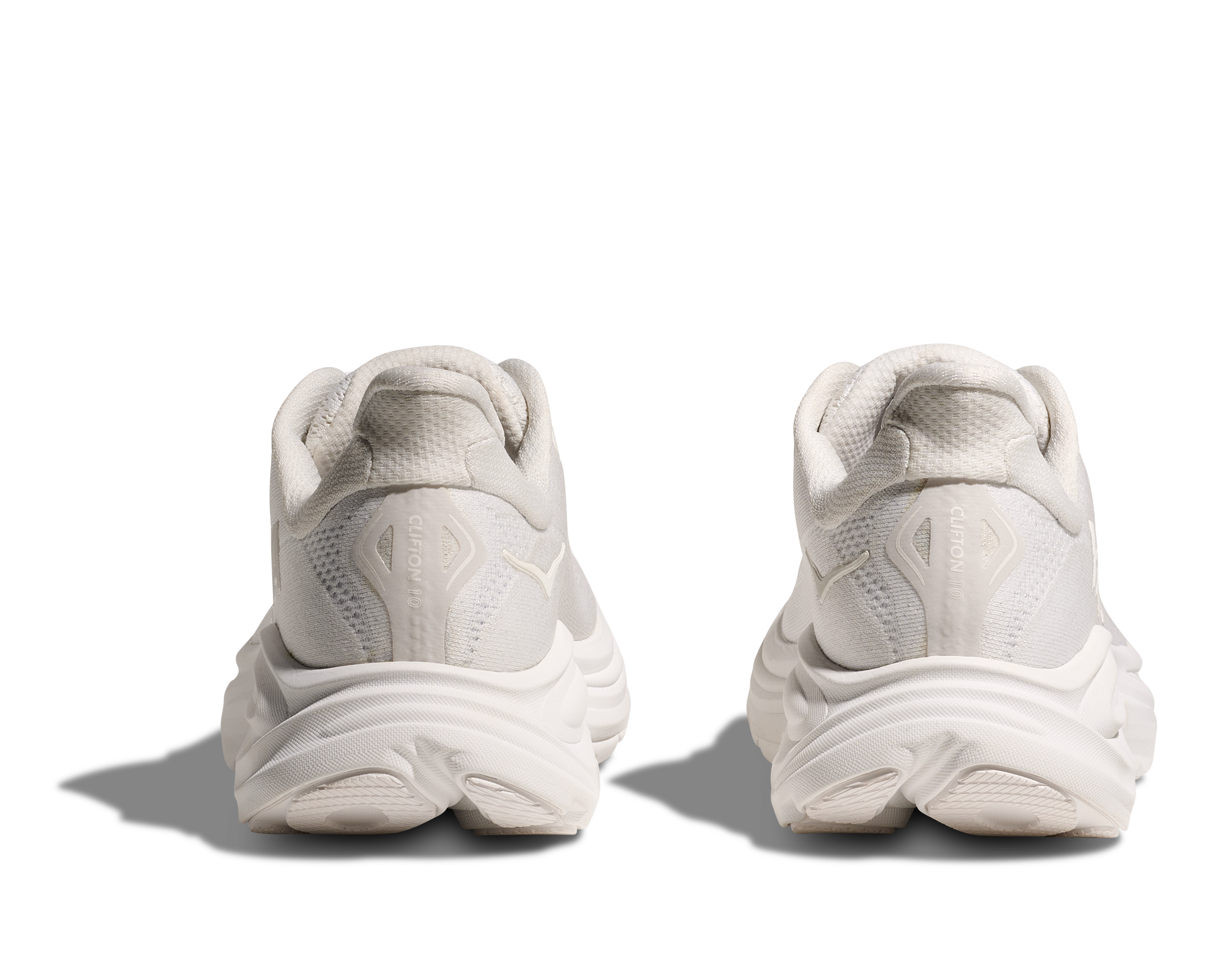  HOKA Women's Clifton 10 Cushioned Running Shoe - White/White、mySite、preschool7hills