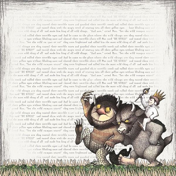  Scrapbook Paper - Where the Wild Things Are - Wild Rumpus Double Sided、mySite、ghnorth