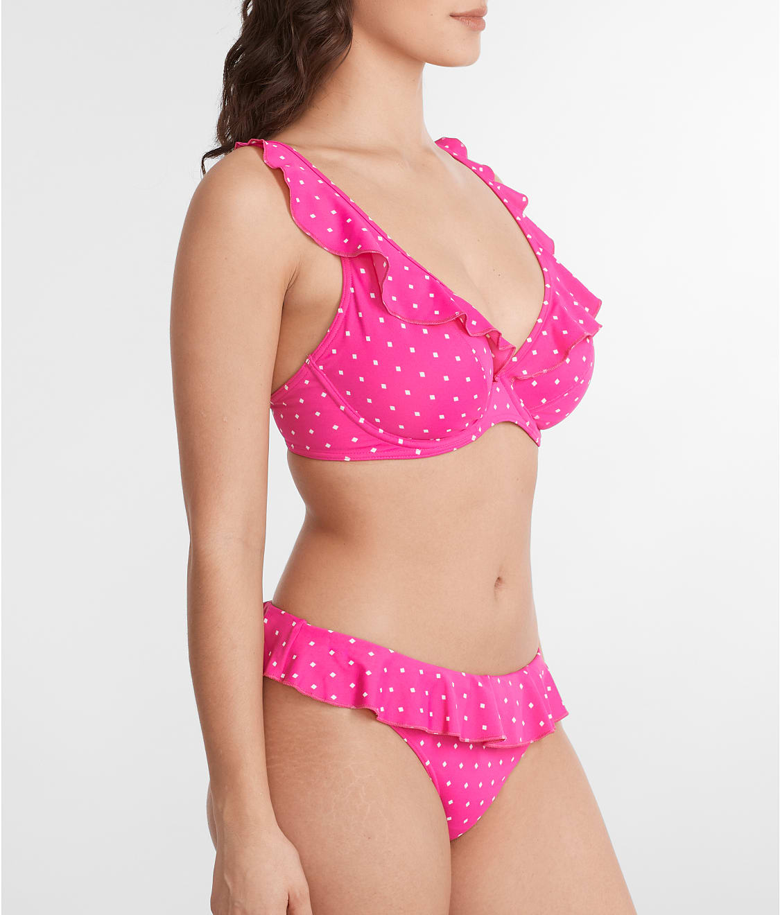 Jewel Cove Ruffled Bikini Top、mySite、bengalsvssteelers