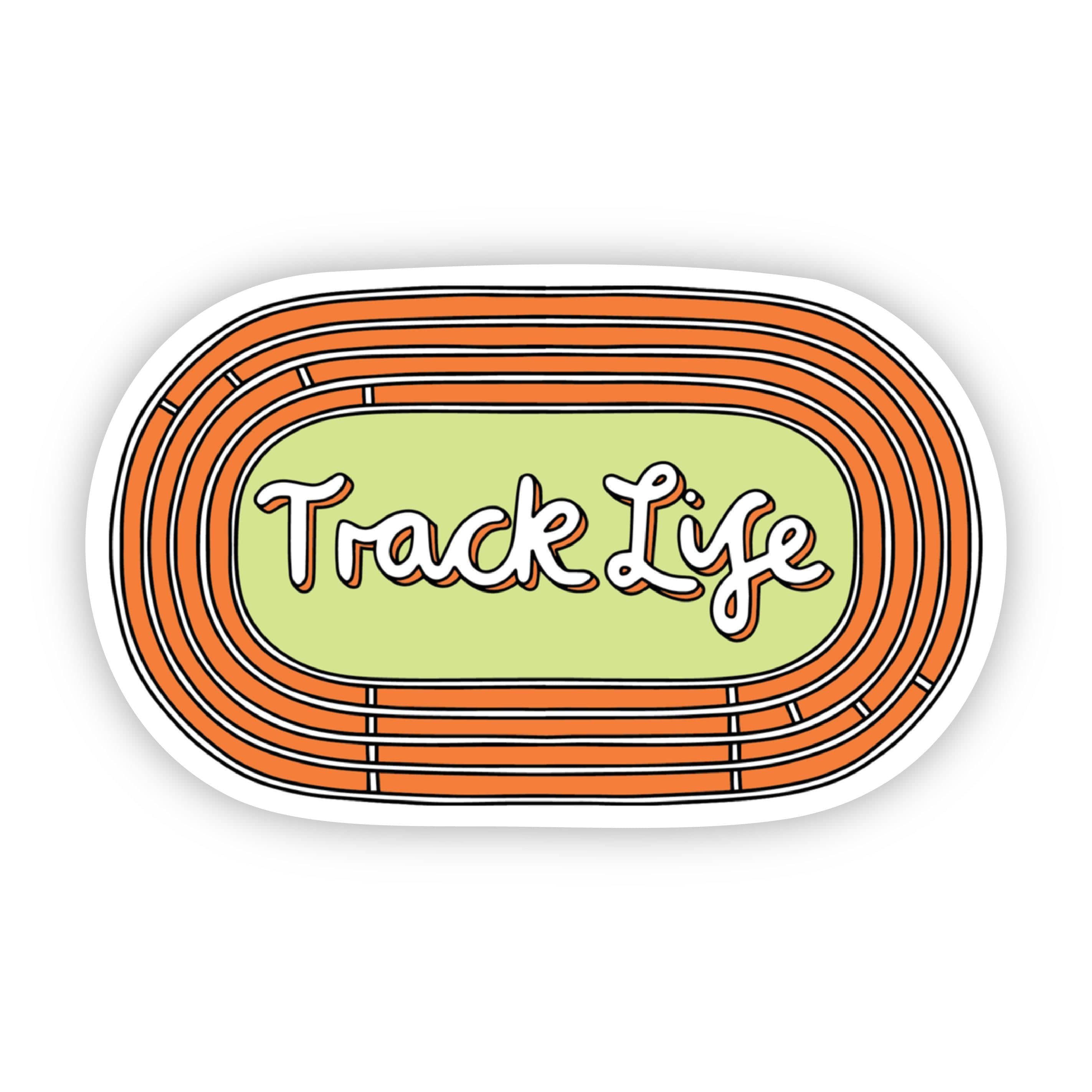  Track Life Orange Sticker、mySite、elrpsem3k