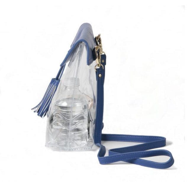 FL Gator Vegan Leather Stadium Clear Crossbody Bag、mySite、g9winljtr