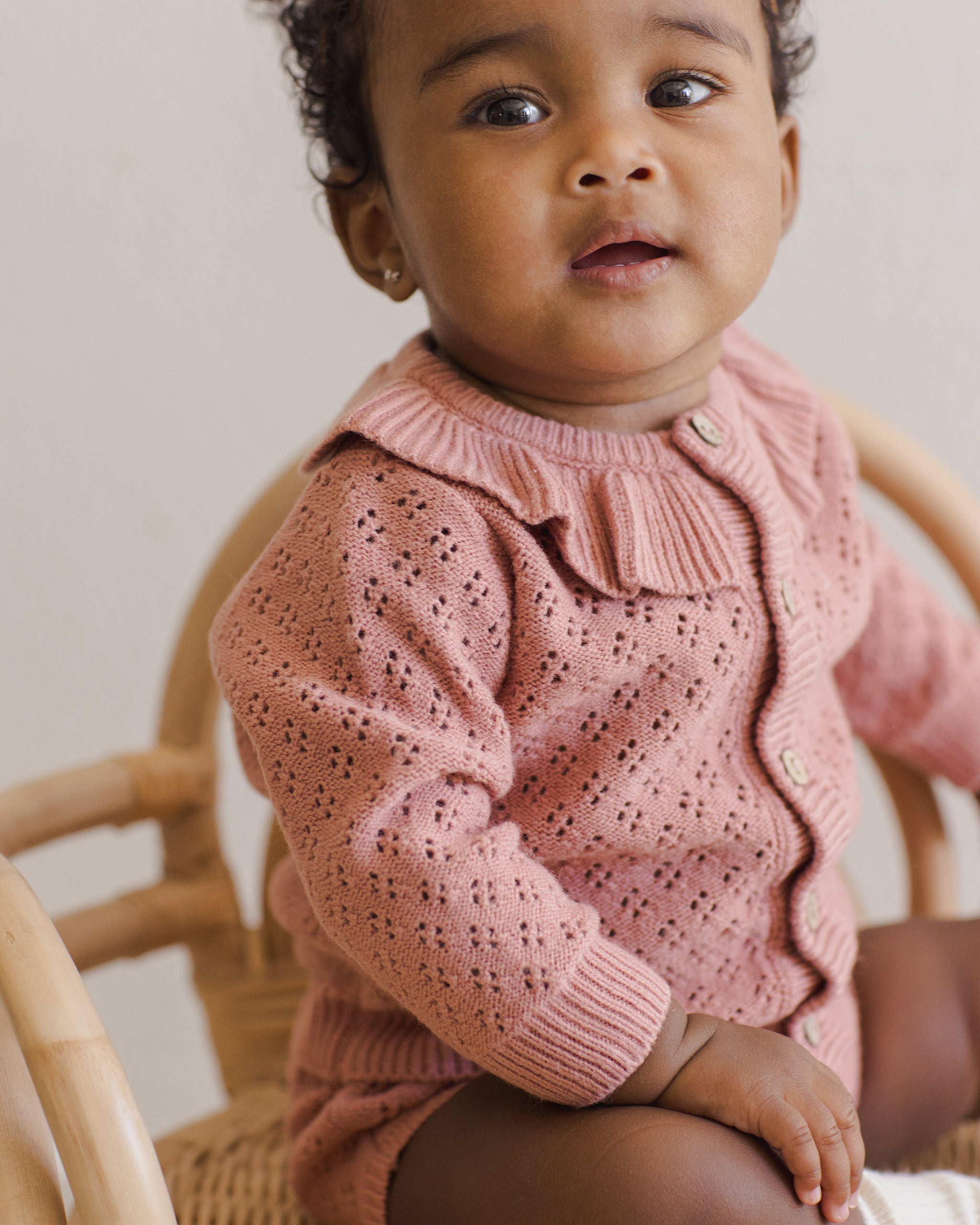  Ruffle Collar Cardigan || Lipstick、mySite、layawaytickets