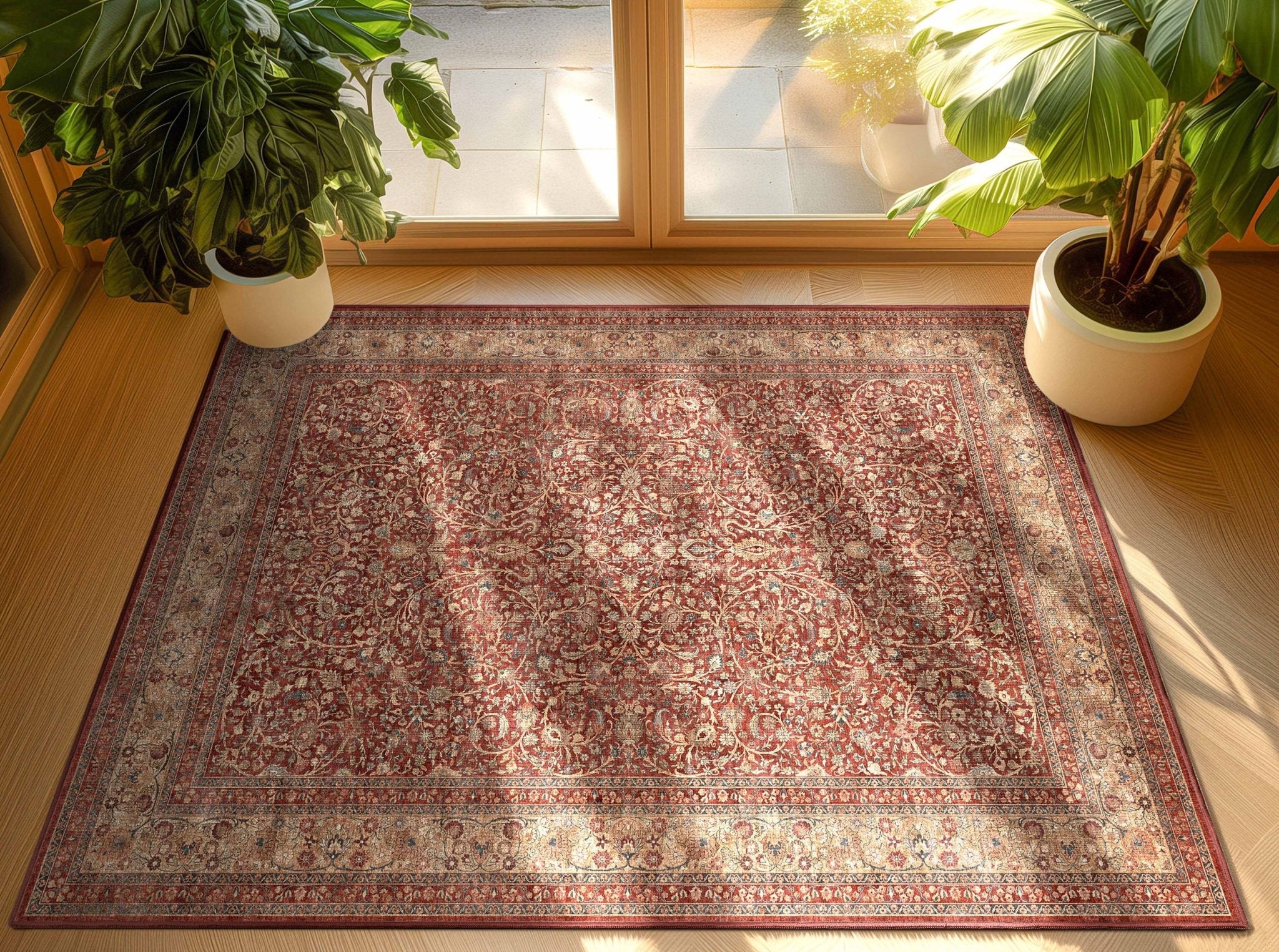Beirut Floral Rug – High-Density Modern Design、mySite、gigharbornorthrealestate