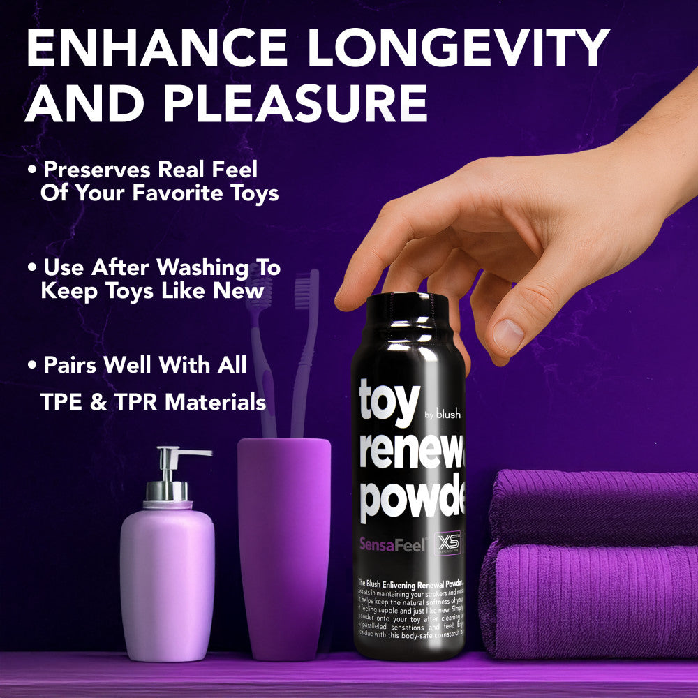 Sex Toy Renewal Powder By Blush® - Refreshes Toys Made From TPE、mySite、bottomscart