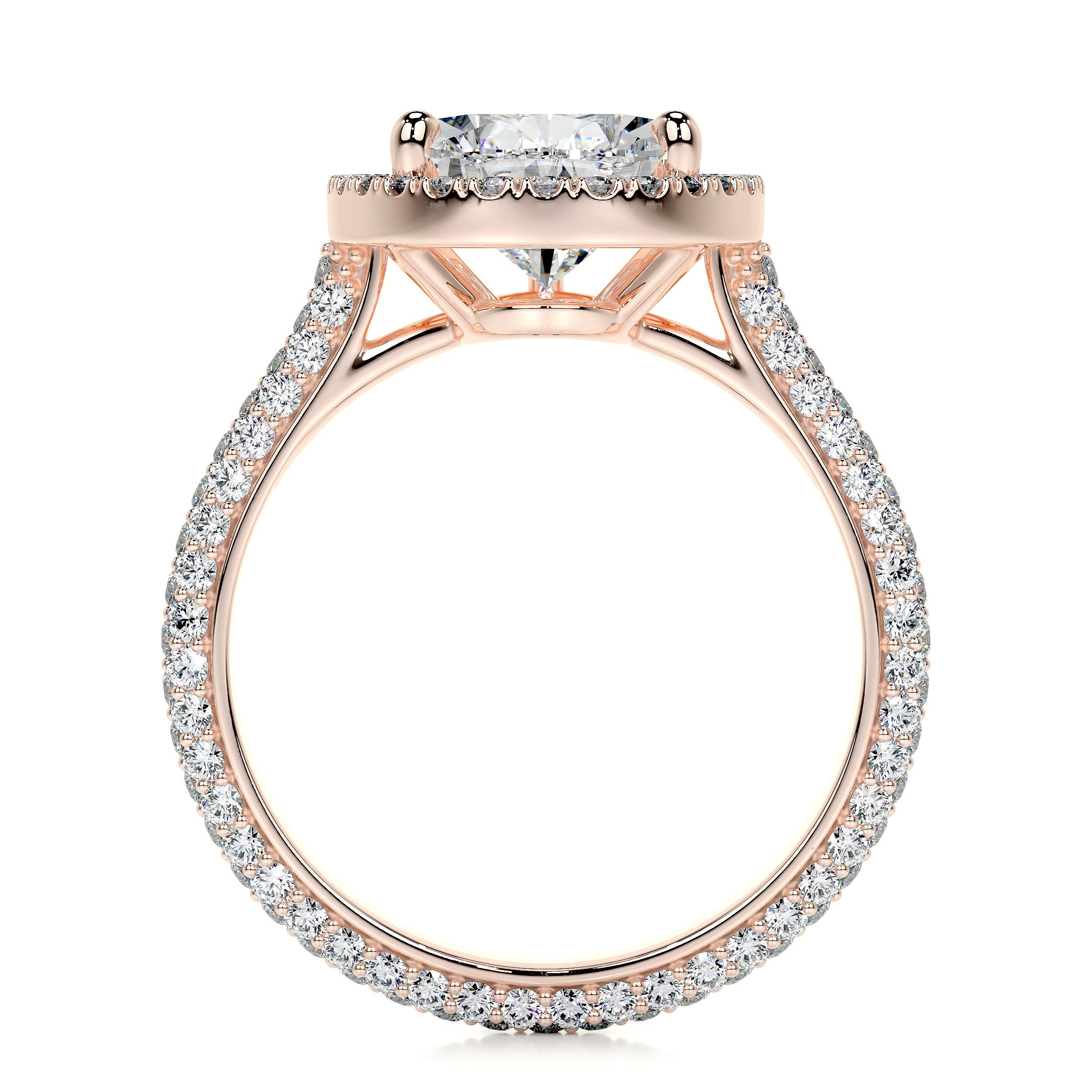 Margarita Lab Grown Diamond Ring -14K Rose Gold、mySite、hinf8tx79