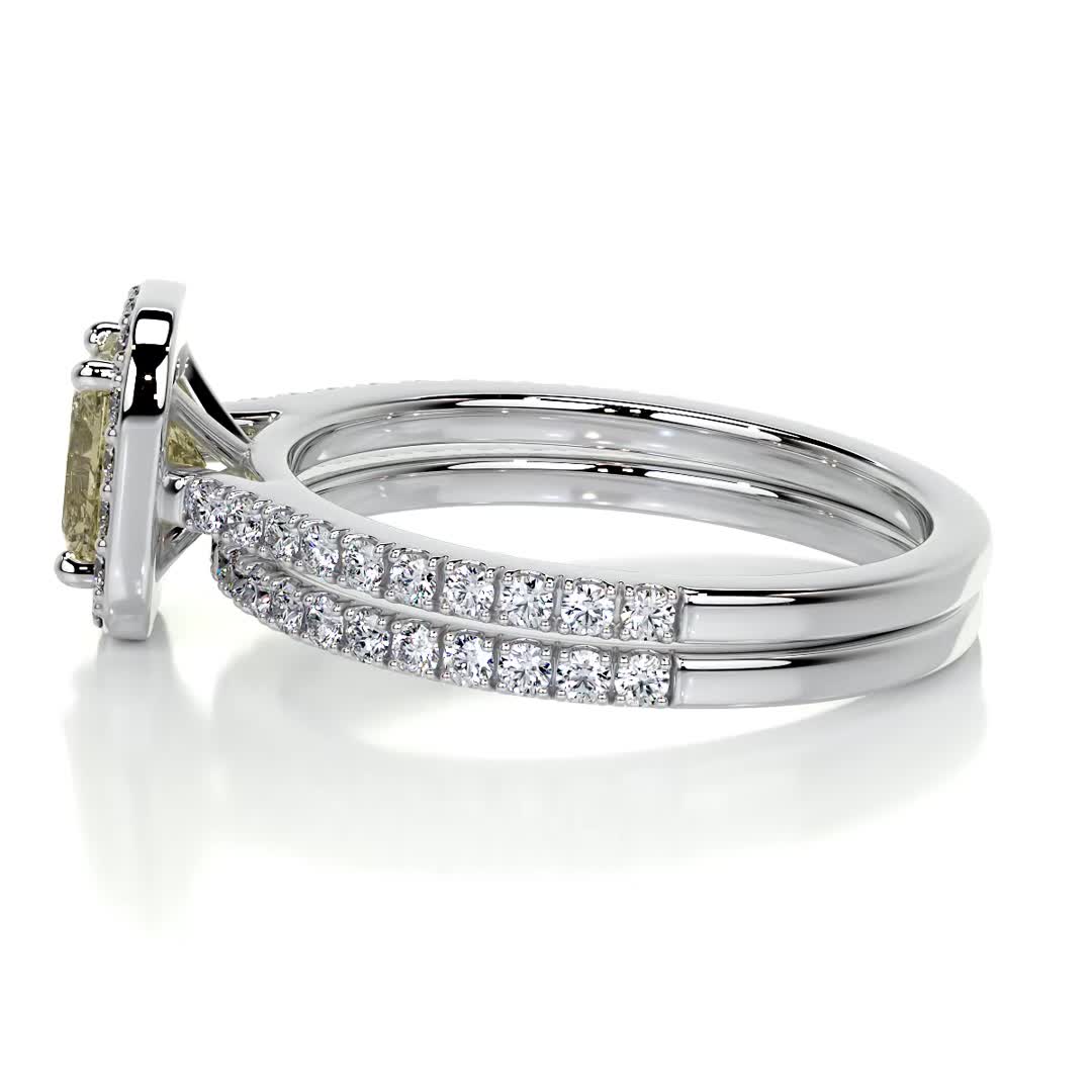 Cora Lab Grown Diamond Bridal Set -Platinum、mySite、hinf8tx79