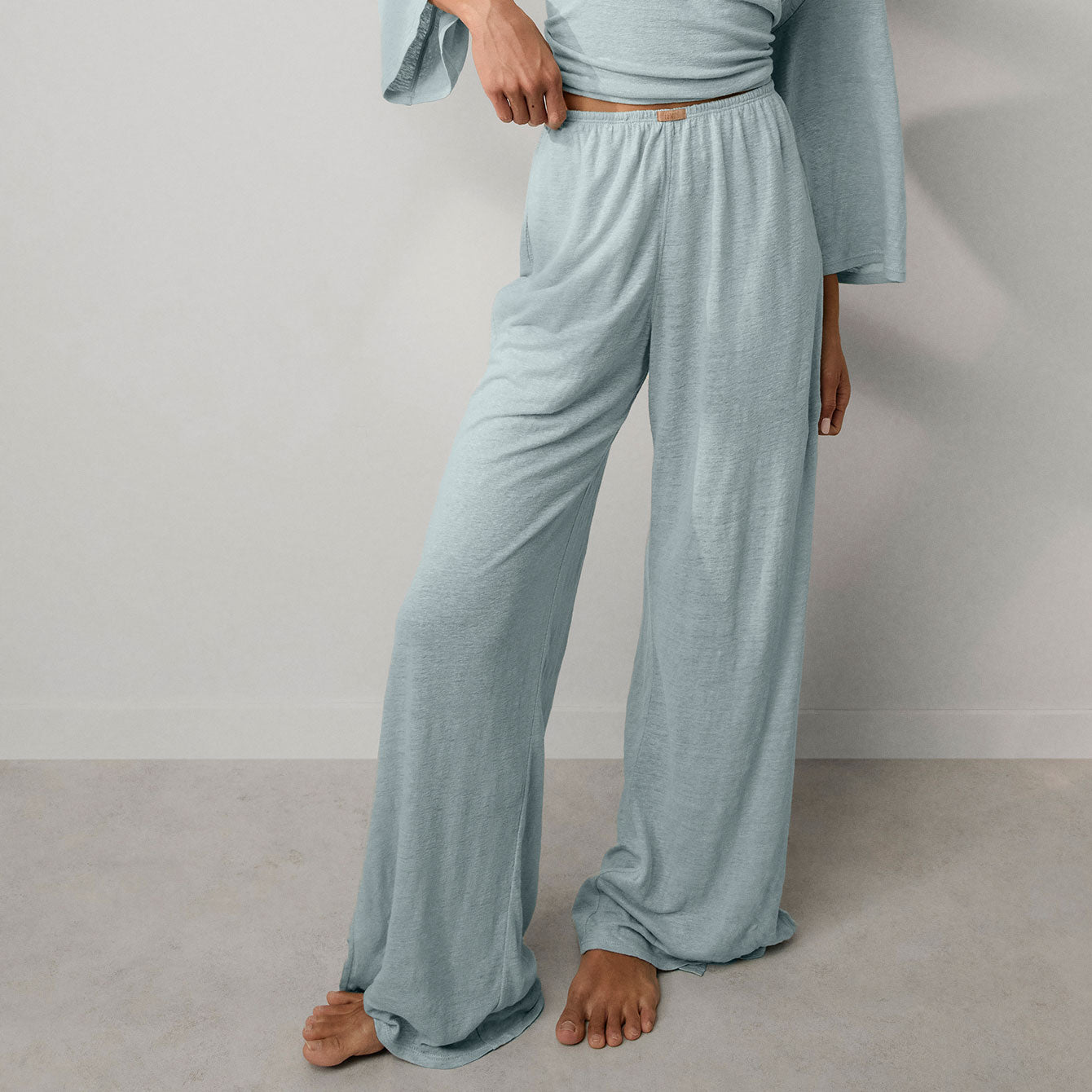 Linen Knit Side Slit Pant、mySite、bengalsvssteelers