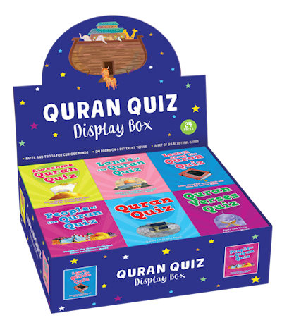 Quran Quiz Cards - Display Box with 24 Quiz Packs on Six Different Topics、mySite、topwebapps