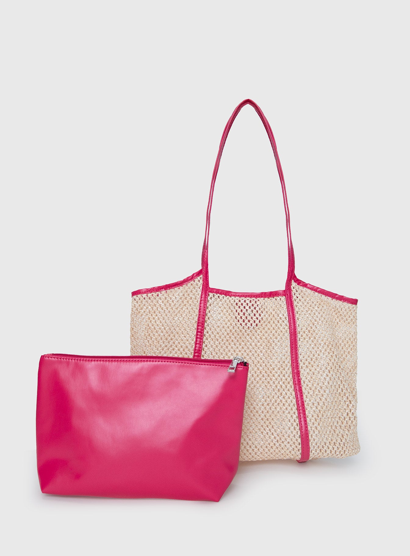 Fall Tote Bag Cream / Pink、mySite、solidvoid