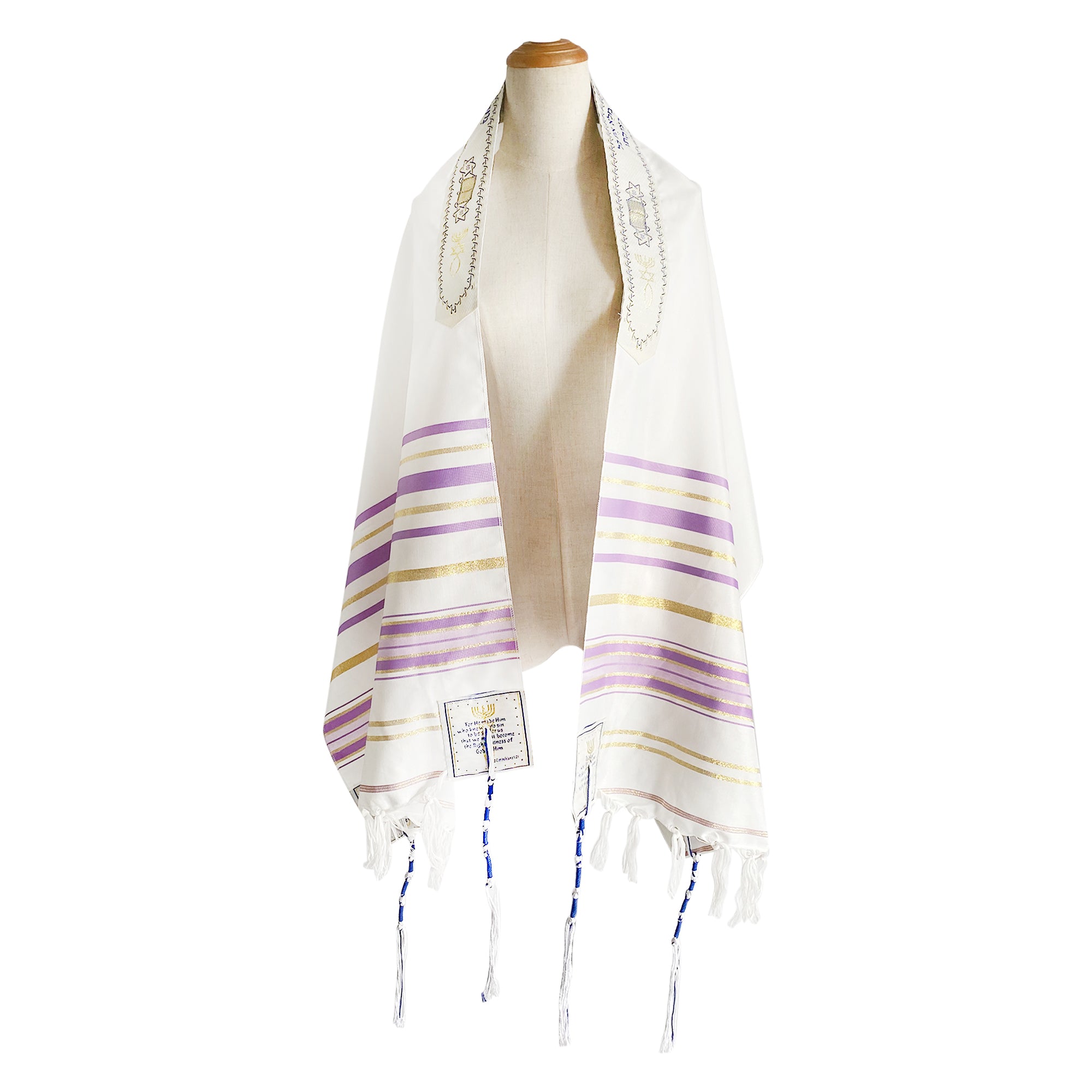 HolyLandMarket Mens Messianic Shawl/Tallit - The Messiah Tallit、mySite、topwebapps