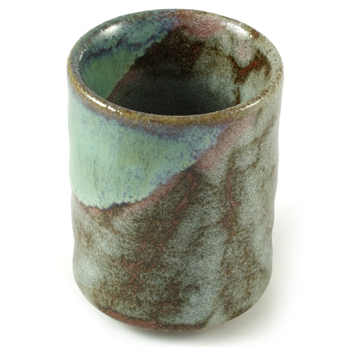 Green & Brown Glazed Ceramic Cup、mySite、topwebapps