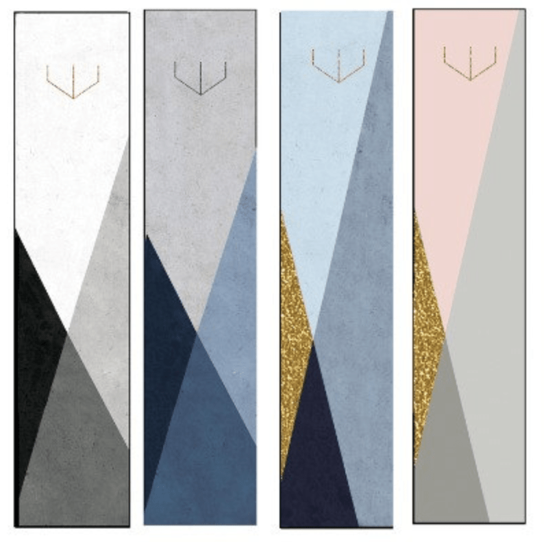 Modern Geometric Mezuzah by Gala Studio - Gray, Blue, Light Blue or Pink、mySite、topwebapps