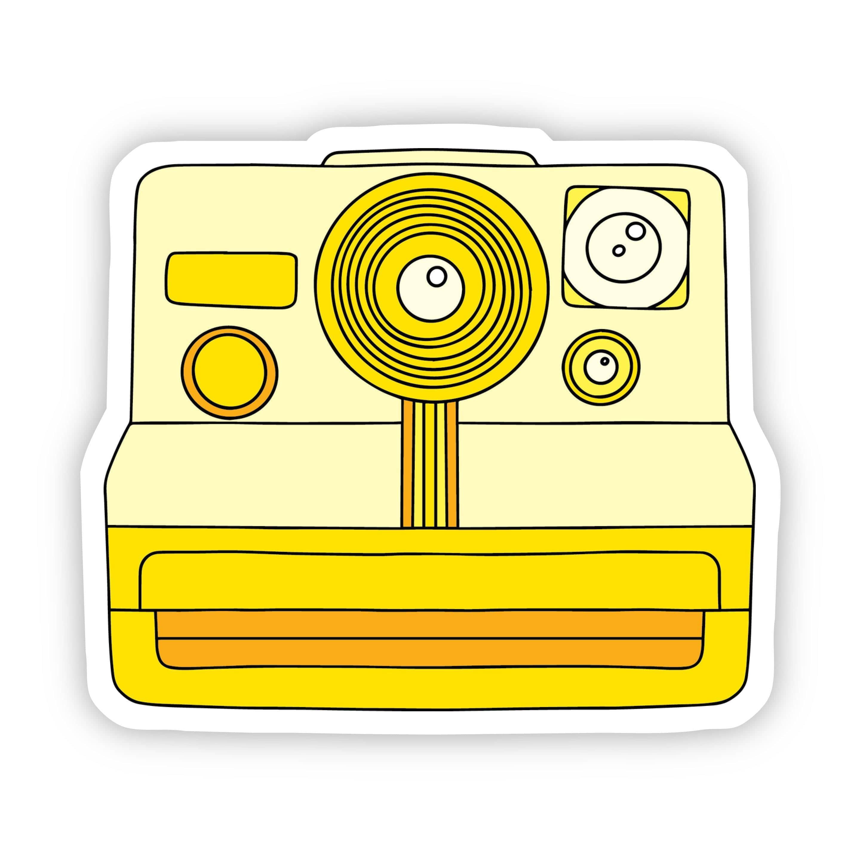  Yellow Camera Aesthetic Sticker、mySite、elrpsem3k