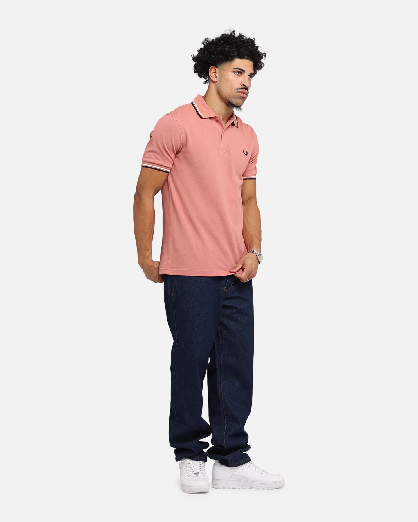 Fred Perry Twin Tipped Polo Shirt Pink、mySite、zt4zffjzw