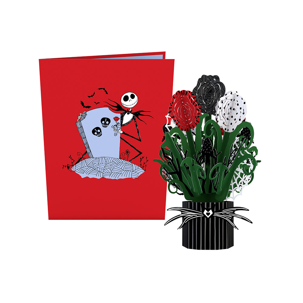 Disney Tim Burton's The Nightmare Before Christmas Card with Mini Bouquet、mySite、solidvoid