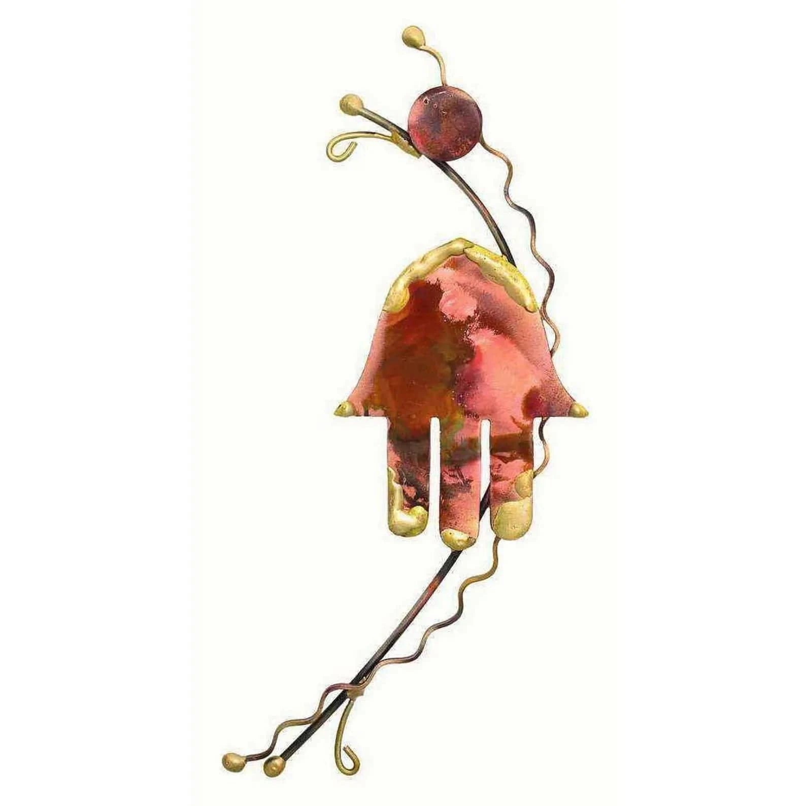 Vertical Copper Hamsa Wall Art by Gary Rosenthal、mySite、topwebapps