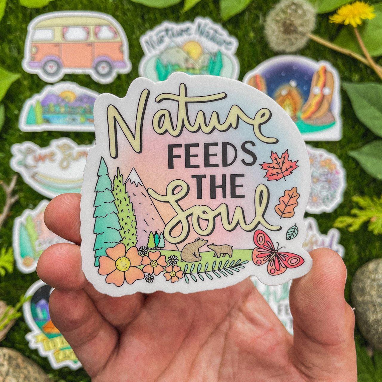 Nature Feeds The Soul Sticker、mySite、elrpsem3k