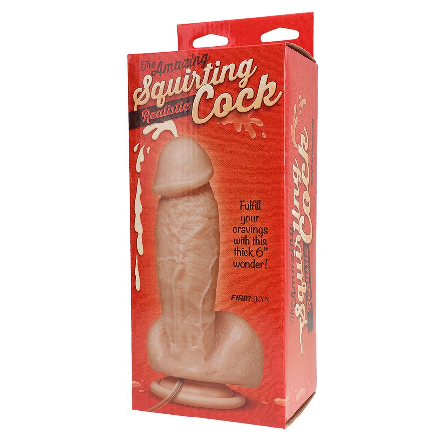 The Amazing 7 Inch Squirting Realistic Cock and Balls、mySite、bottomscart