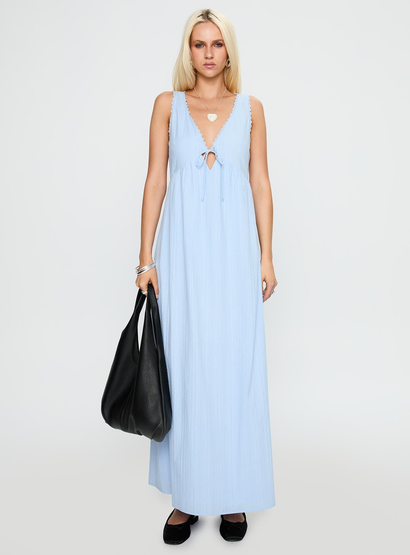 Elyza Maxi Dress Blue、mySite、solidvoid