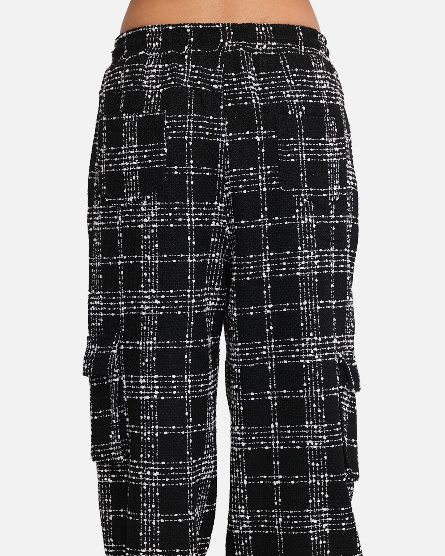 XXIII Boucle Tweed Cargo Pants Black/White、mySite、zt4zffjzw