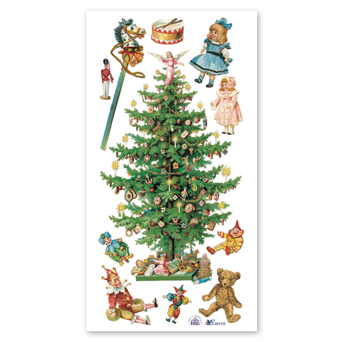  Victorian Christmas Tree Stickers、mySite、ghnorth