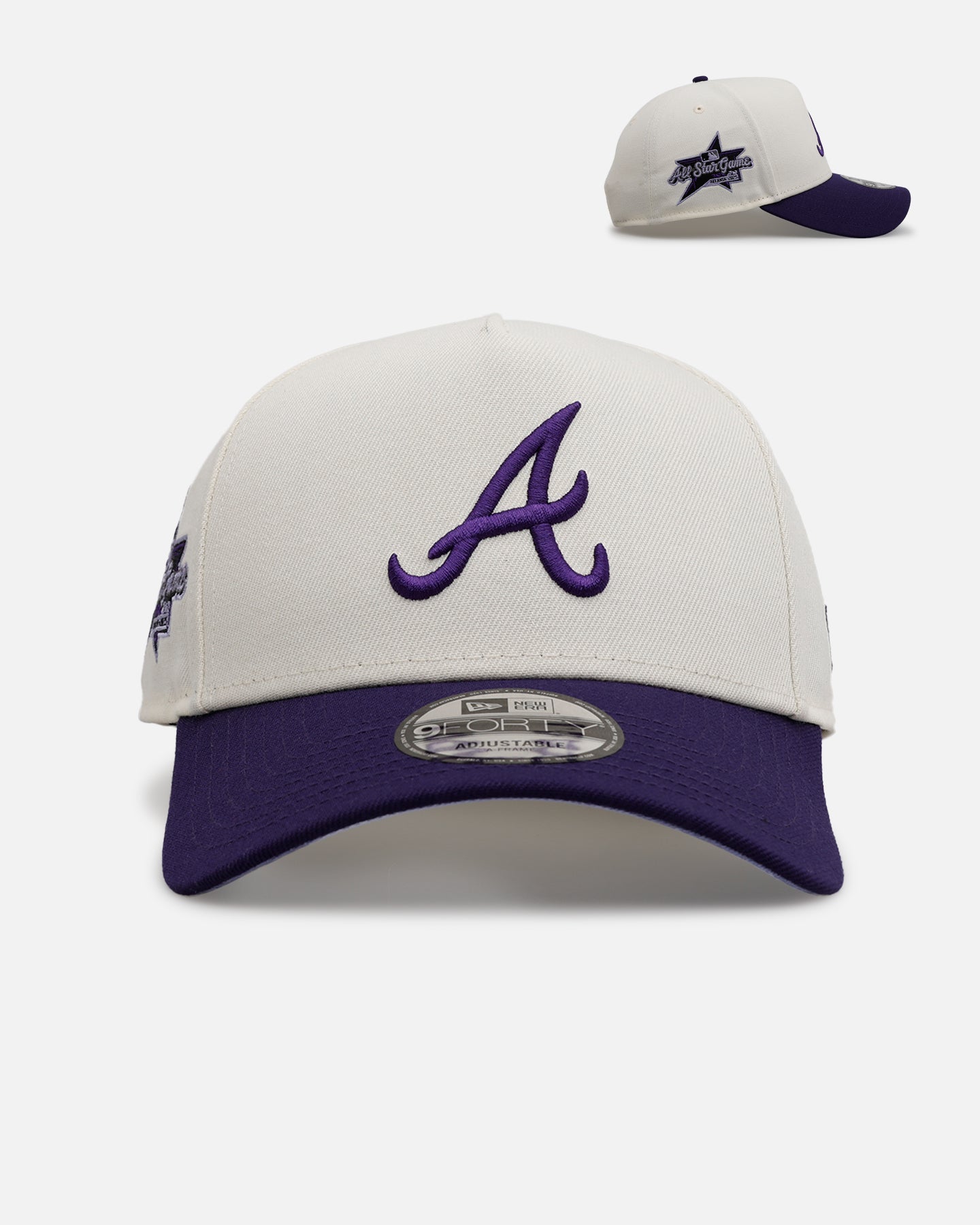 New Era Atlanta Braves 'Purple Haze 2.0' 9FORTY A-Frame Snapback Chrome/Purple、mySite、zt4zffjzw